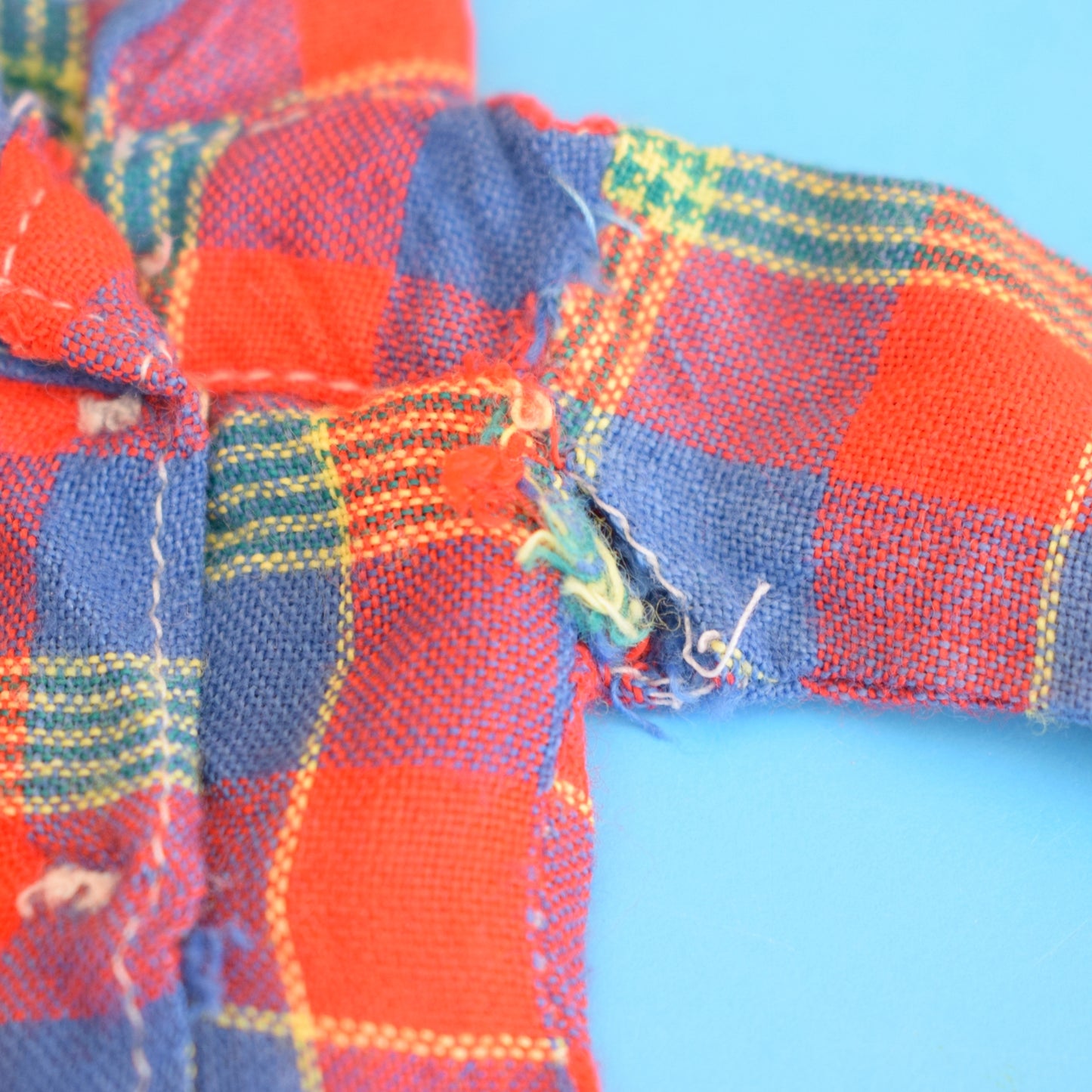 Vintage 1970s Sindy Separates Checked Shirt/ Skirt