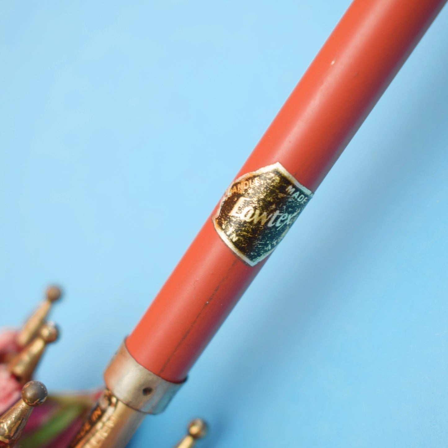 Vintage 1960s Umbrellas - Painterly Flowers / Swirls - Pink or Blue