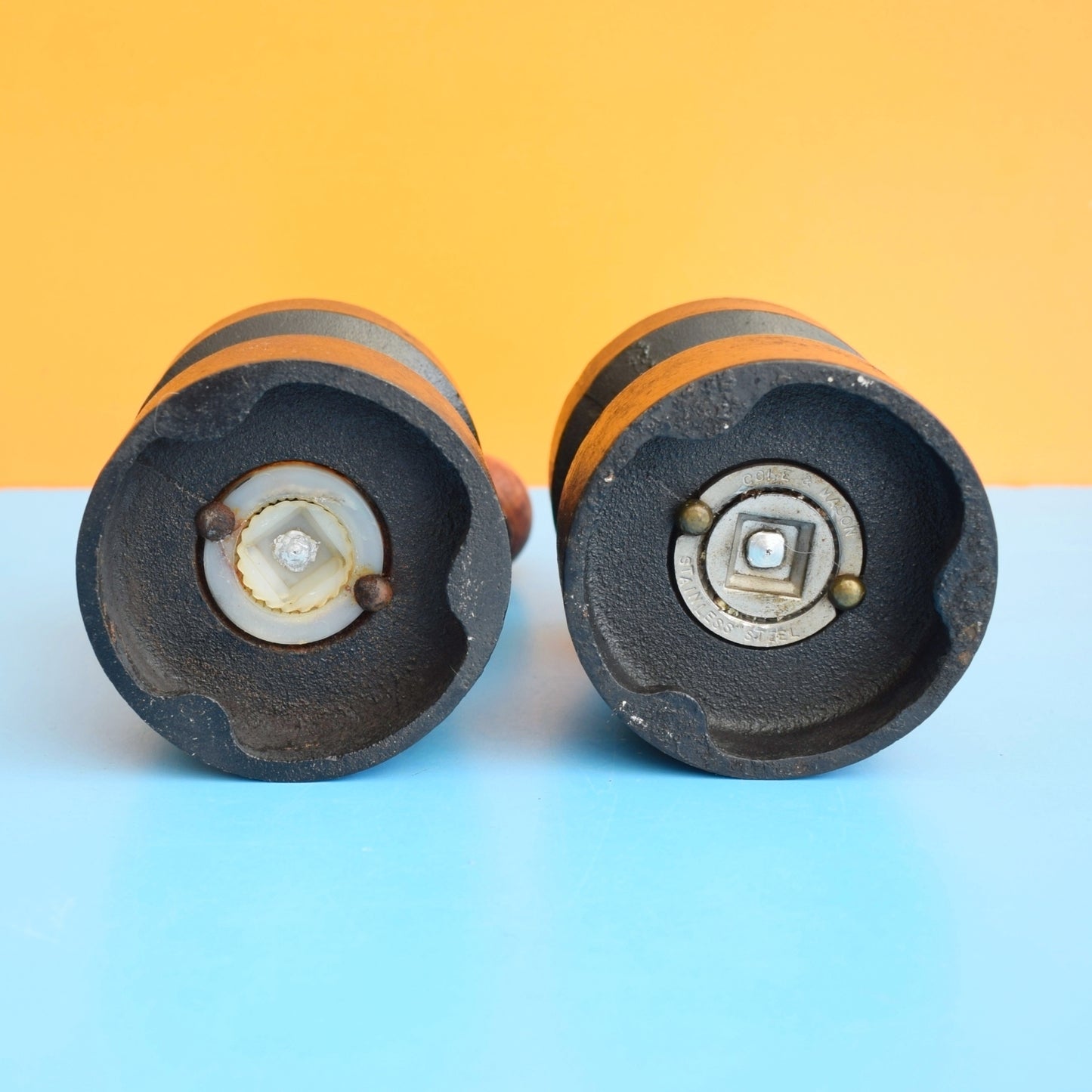 Vintage 1960s Robert Welch - Cole & Mason Pepper / Salt Grinders