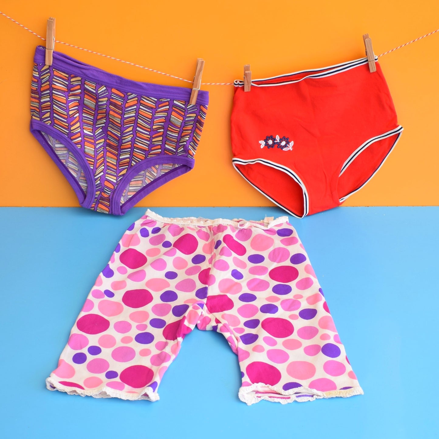 Vintage 1970s Wolsey Bri Nylon Bloomers / Slimbrief Underwear