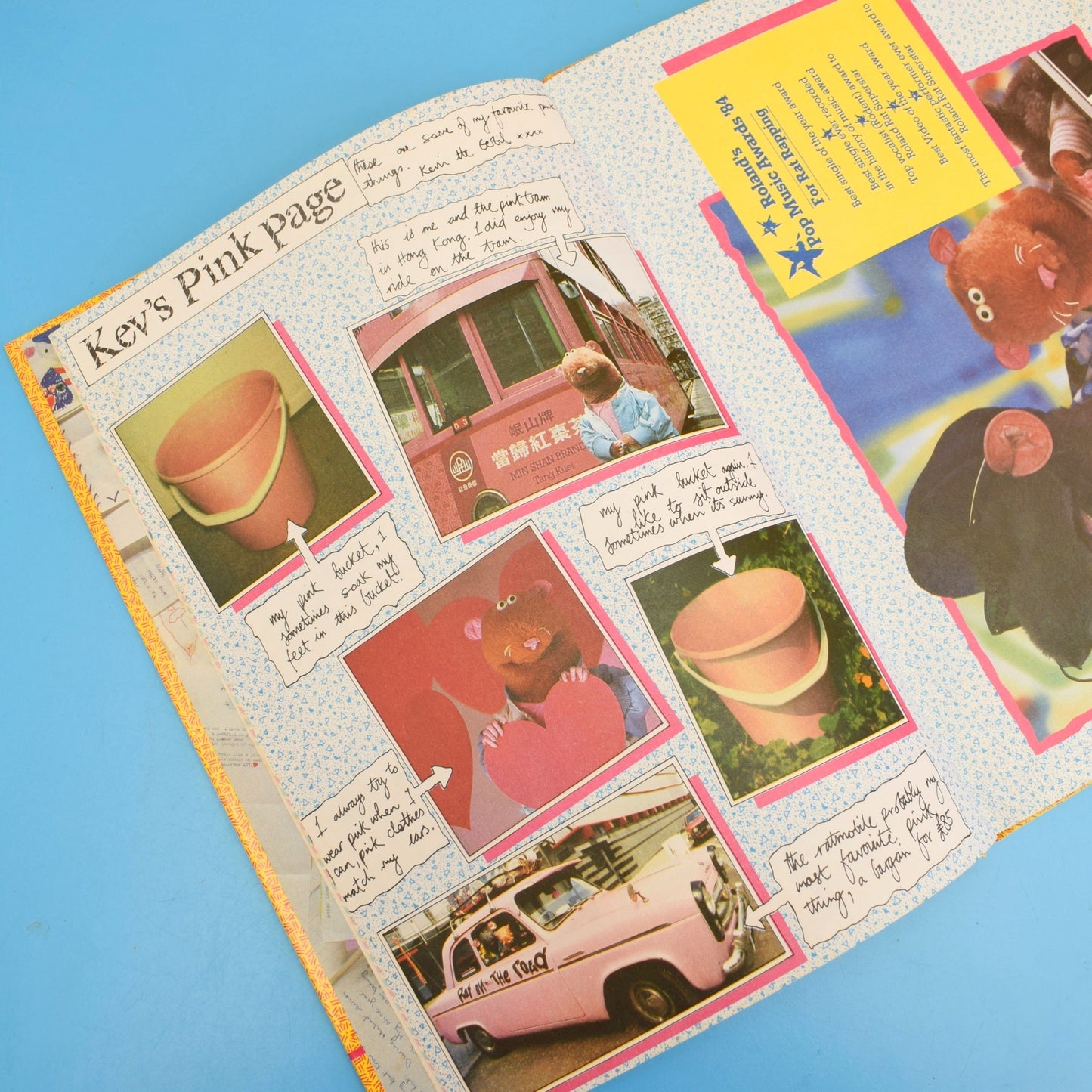 Vintage 1980s Annual Book - Roland Rat - 1984