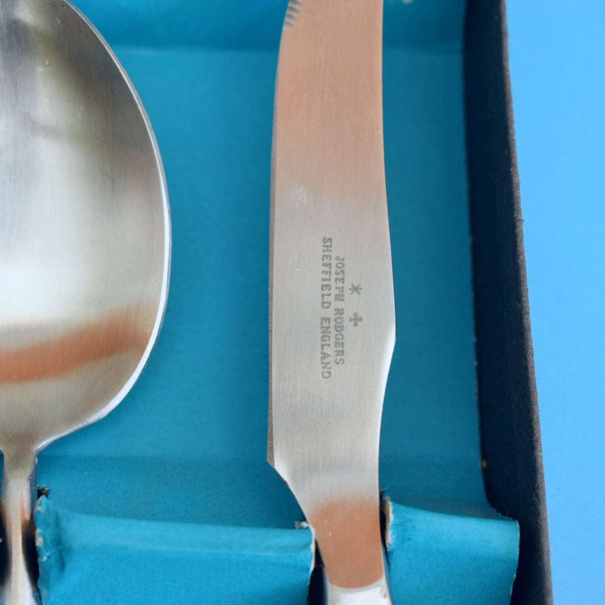 Vintage 1960s Single Place Setting Cutlery - Joseph Rogers- Manhattan - Boxed by Pineapple Retro