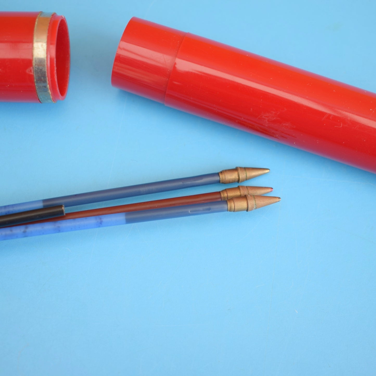 Vintage 1970s Oversized Fountain Pen Biro! - Multi Coloured Tips