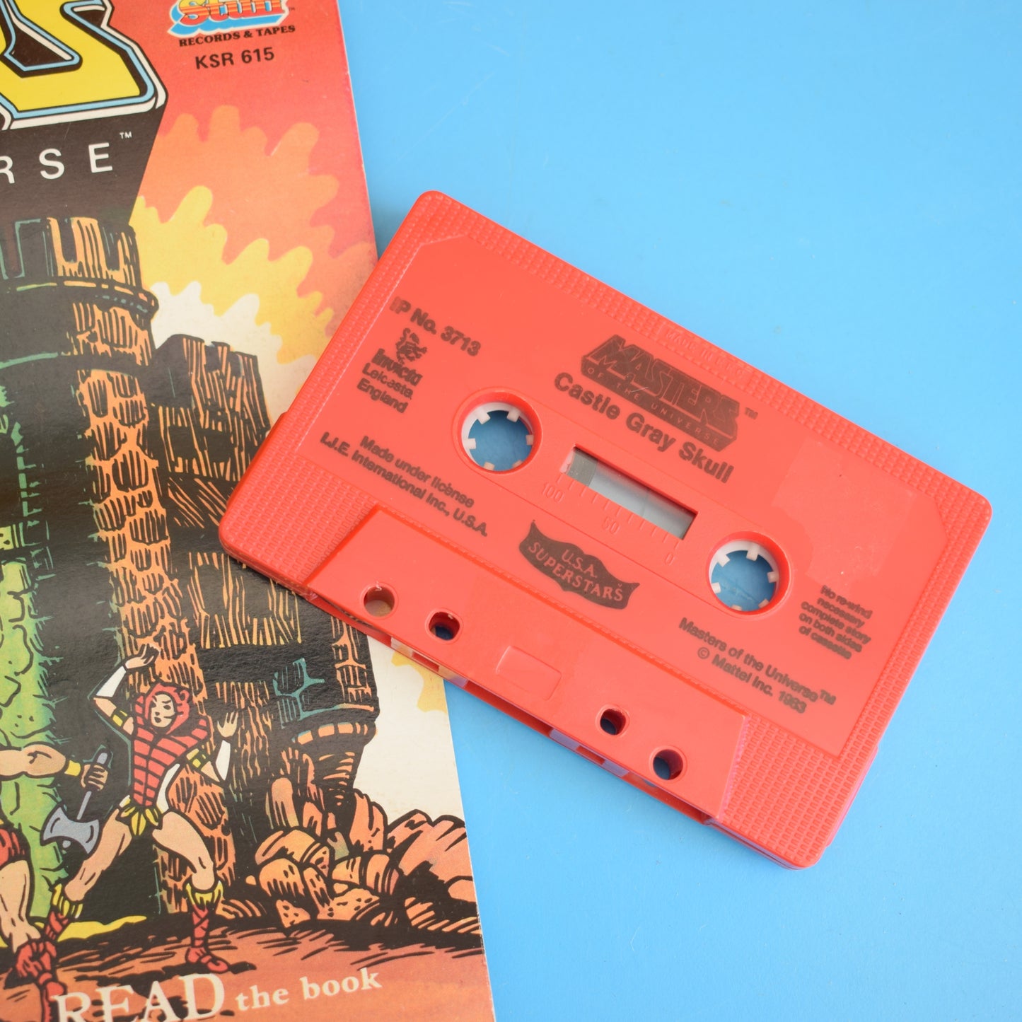 Vintage 1980s Masters Of The Universe Castle Grayskull Book & Cassette
