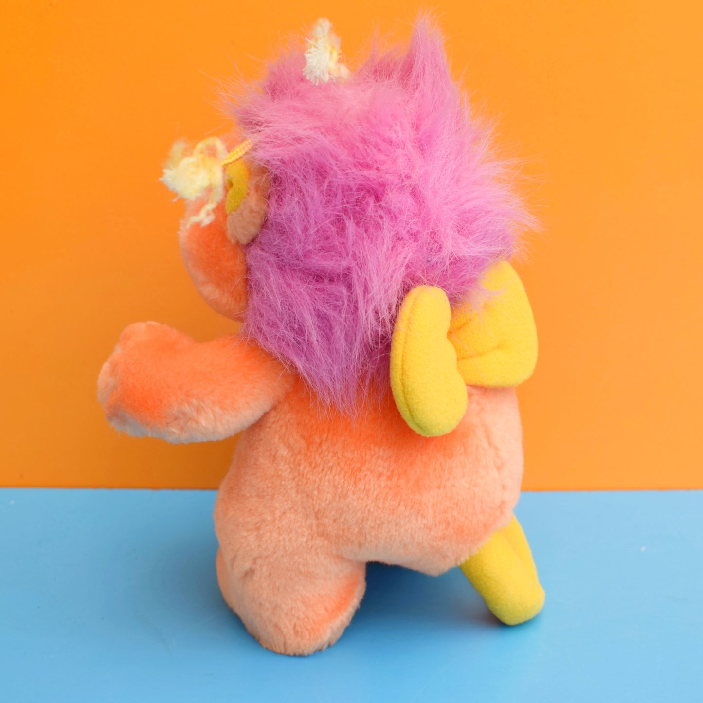 Vintage 1980s Wuzzle Plush Toy- Bumble Lion