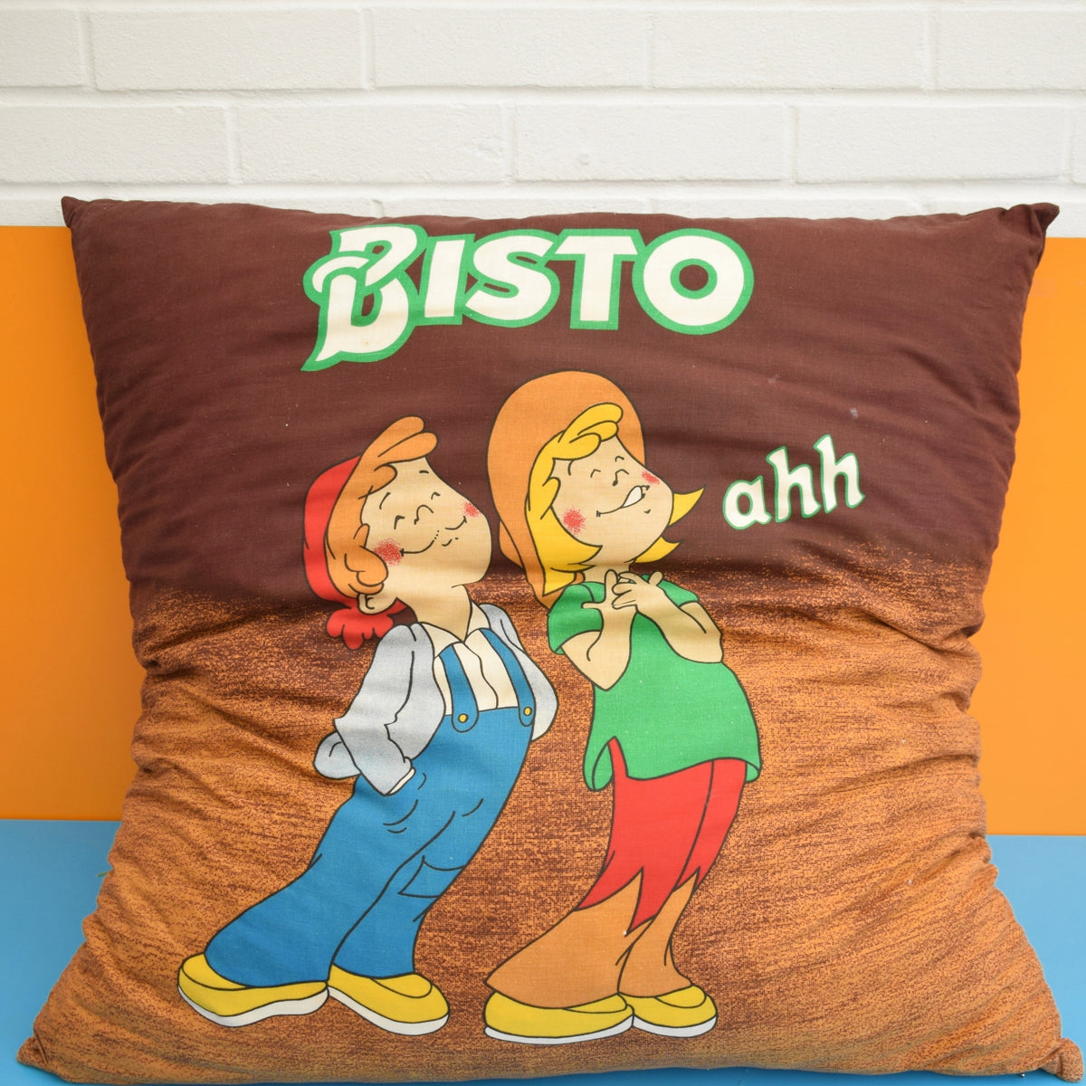 Vintage 1980s Giant Bisto Floor Cushion - Kitsch by Vintage