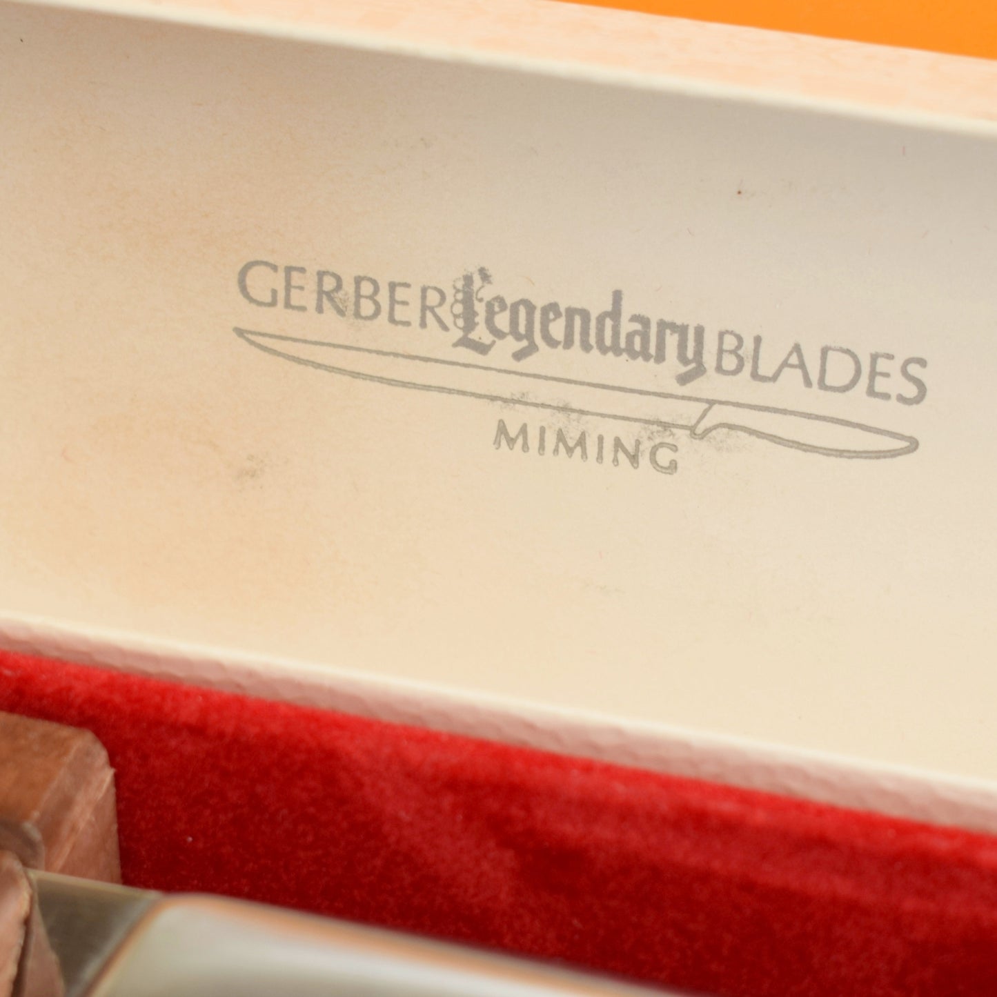 Vintage 1970s Steak Knives x2 - Gerber Legendary Blades - Miming - Boxed