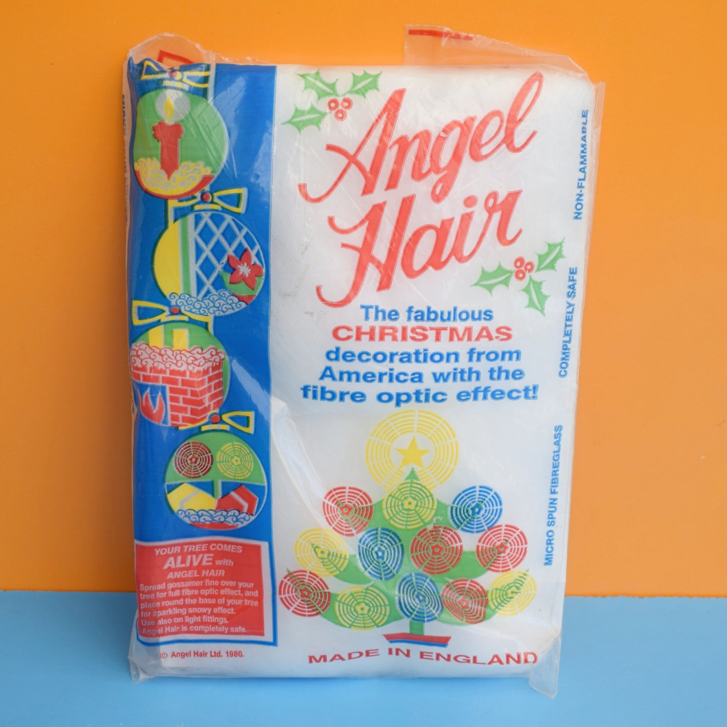 Vintage 1980s Christmas Angel Hair