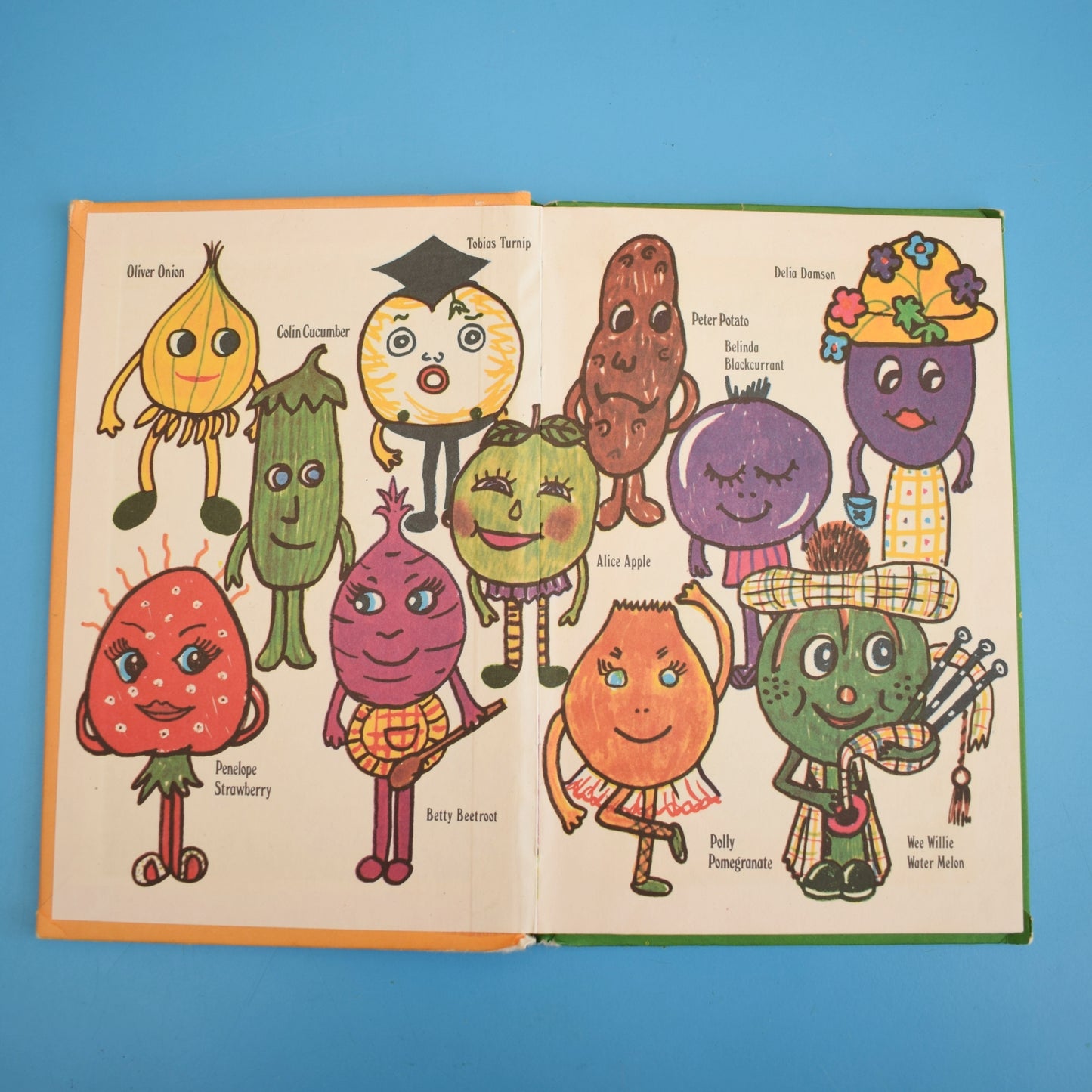 Vintage 1980s Ladybird Book - Garden Gang - Gertrude Gooseberry & Belinda Blackcurrant