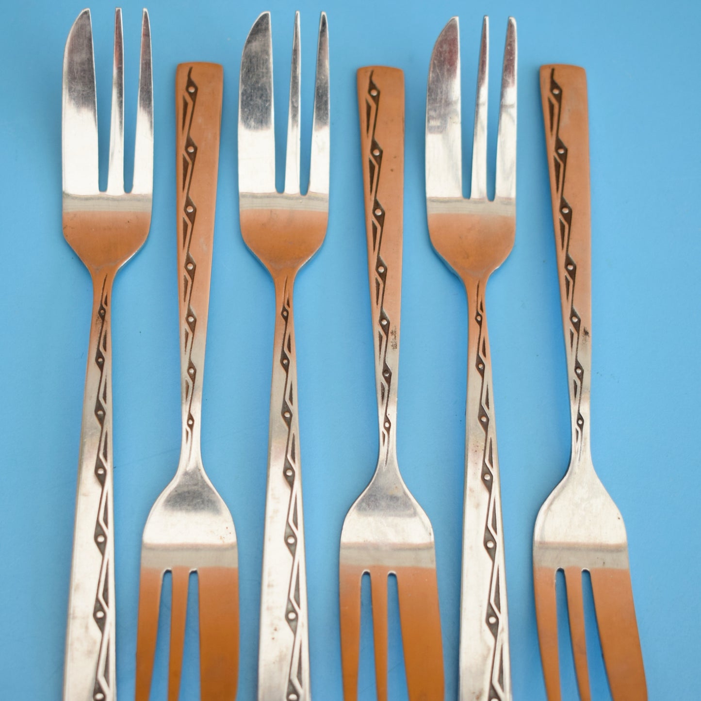 Vintage 1960s Viners Executive Suite Pastry Forks