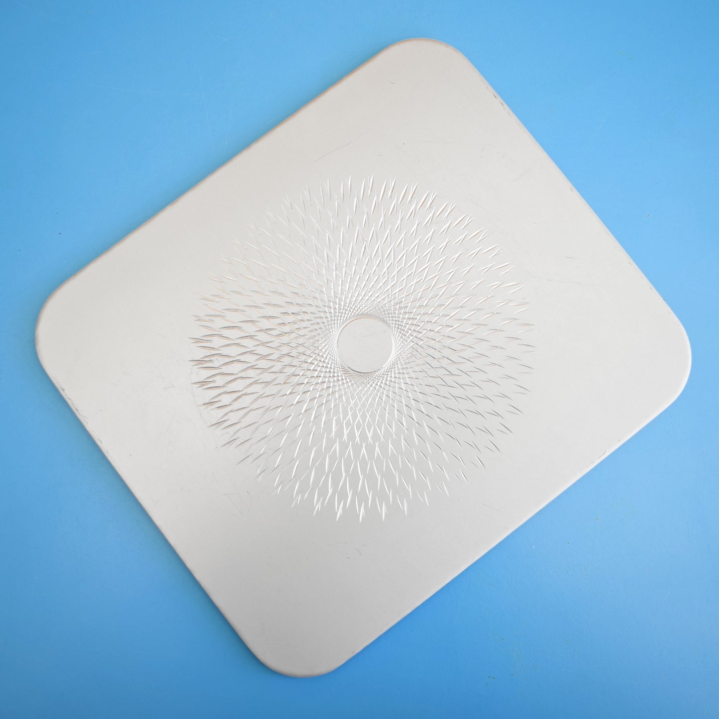 Vintage 1970s Coasters / Mats- Aluminium - Conrah - Silver - Gayfayre