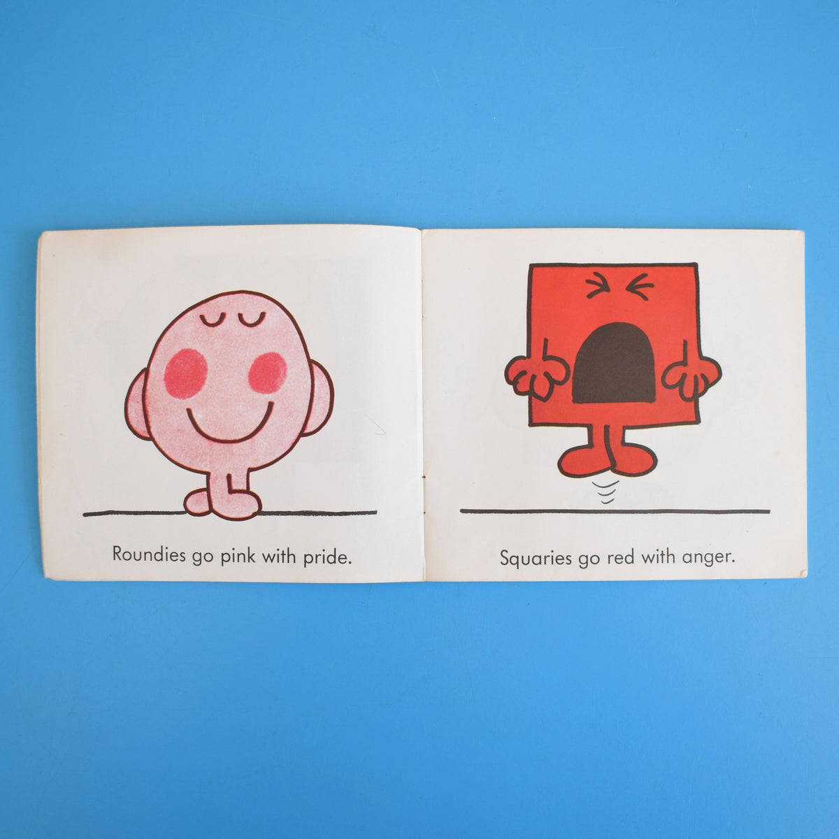 Vintage 1970s Mr Men Book - If You Aren't a Roundy, You're A Squary - Roger Hargreaves by Pineapple Retro