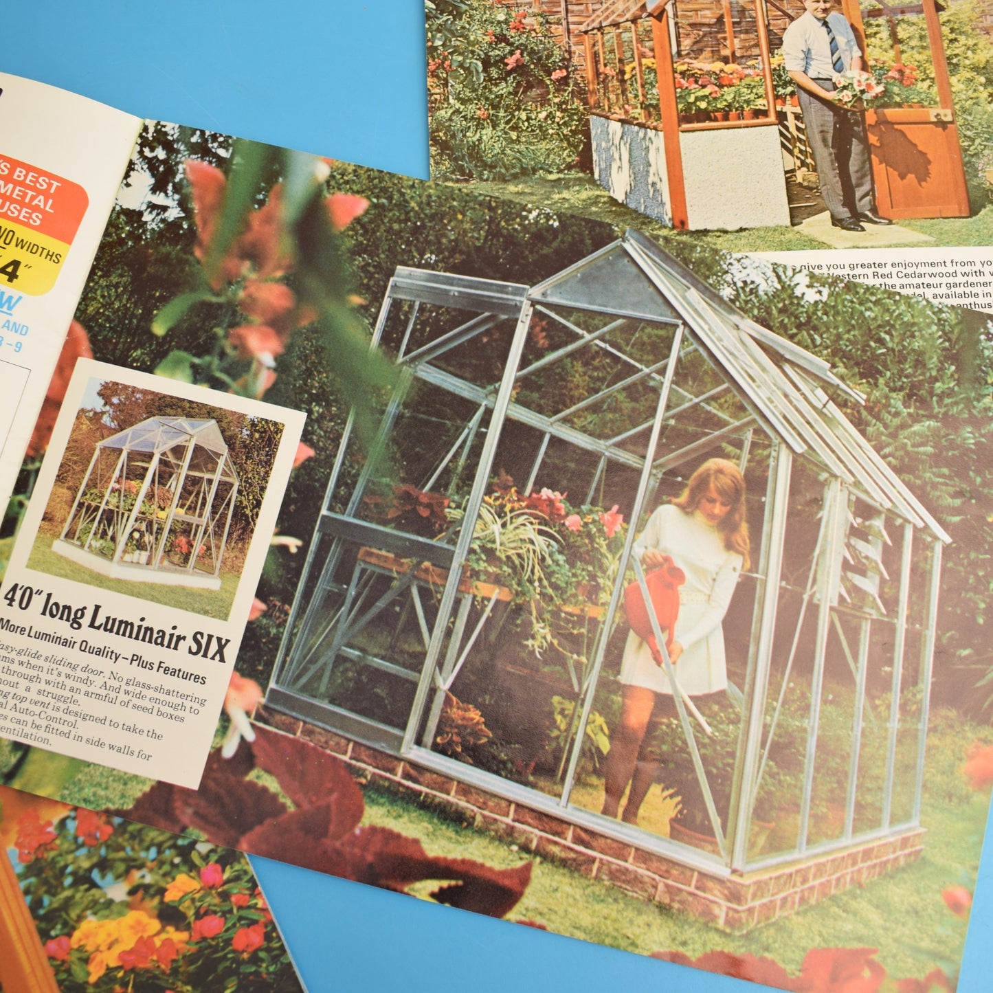 Vintage 1970s Greenhouse/ Mower Brochures