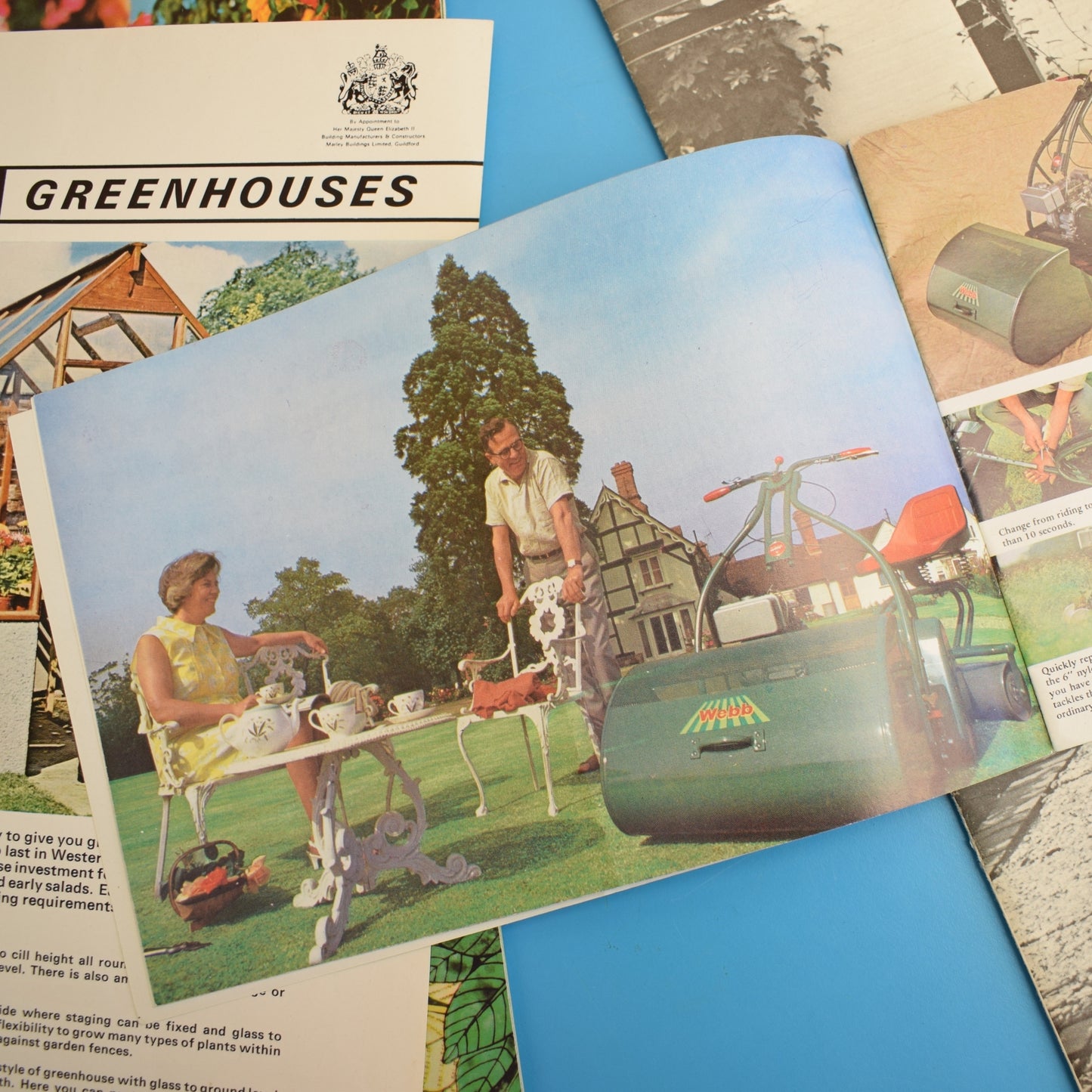 Vintage 1970s Greenhouse/ Mower Brochures