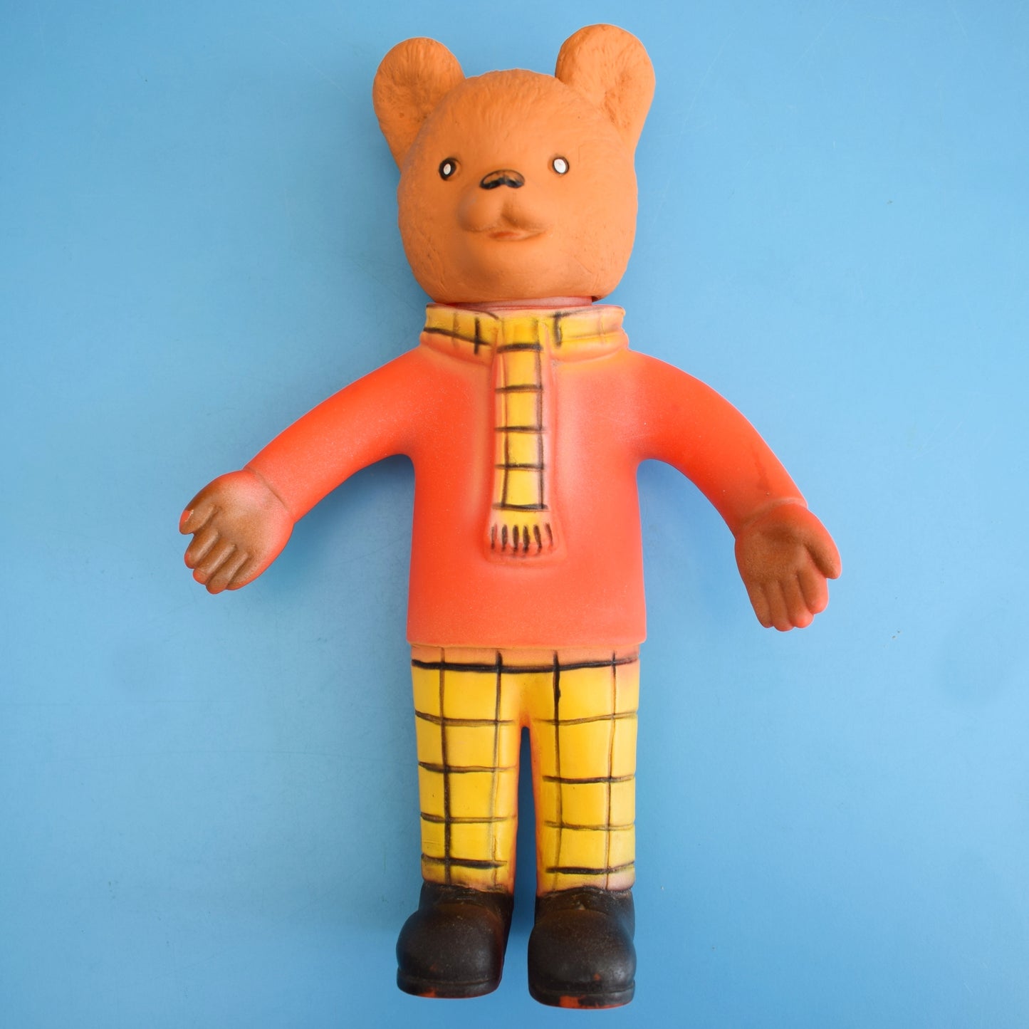 Vintage 1970s Rubbery Rupert The Bear
