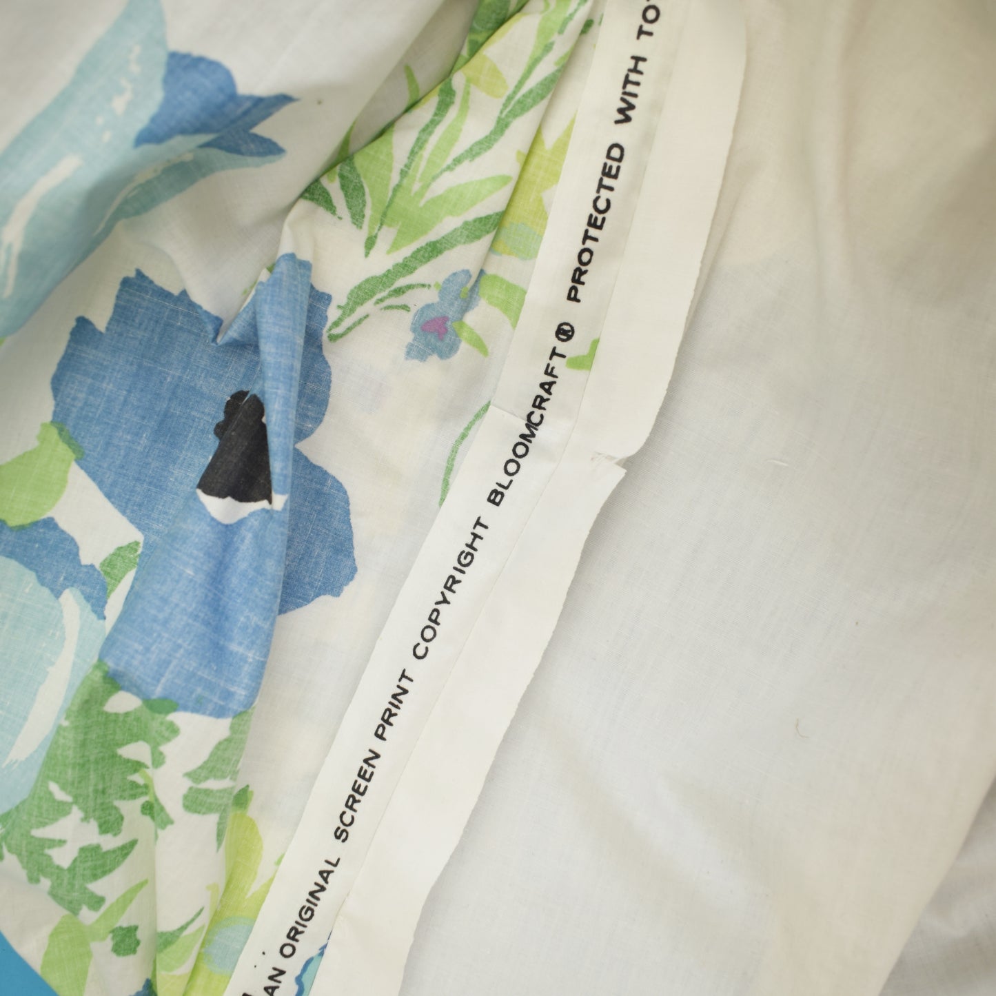 Vintage 1980s Curtains Fresh Colours - Bloomcraft