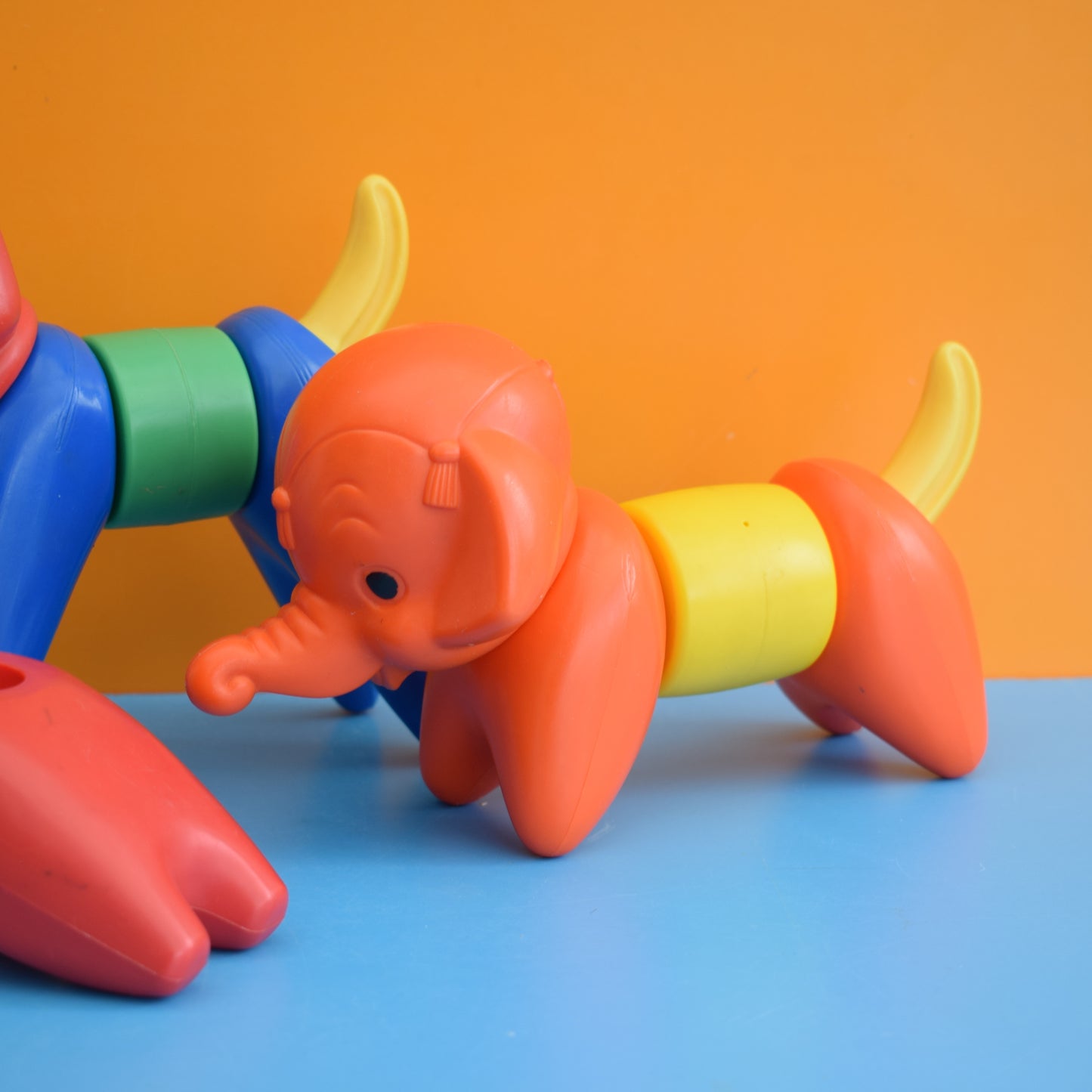 Vintage 1980s Tuppertoys Plastic Animals