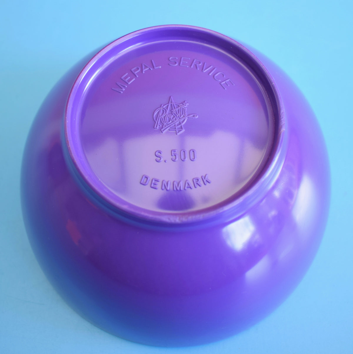 Vintage 1970s Melamine Mixing Bowl / Small Bowls - Rosti - Purple by Pineapple Retro