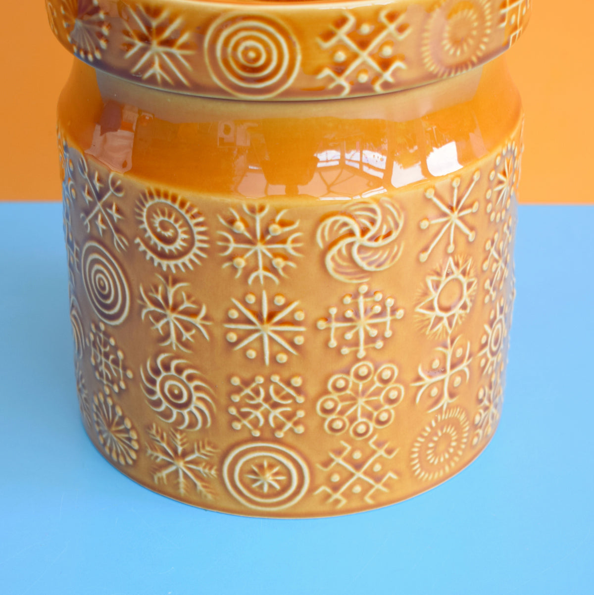 Vintage 1960s Portmeirion Totem Jar - Large Brown by Vintage