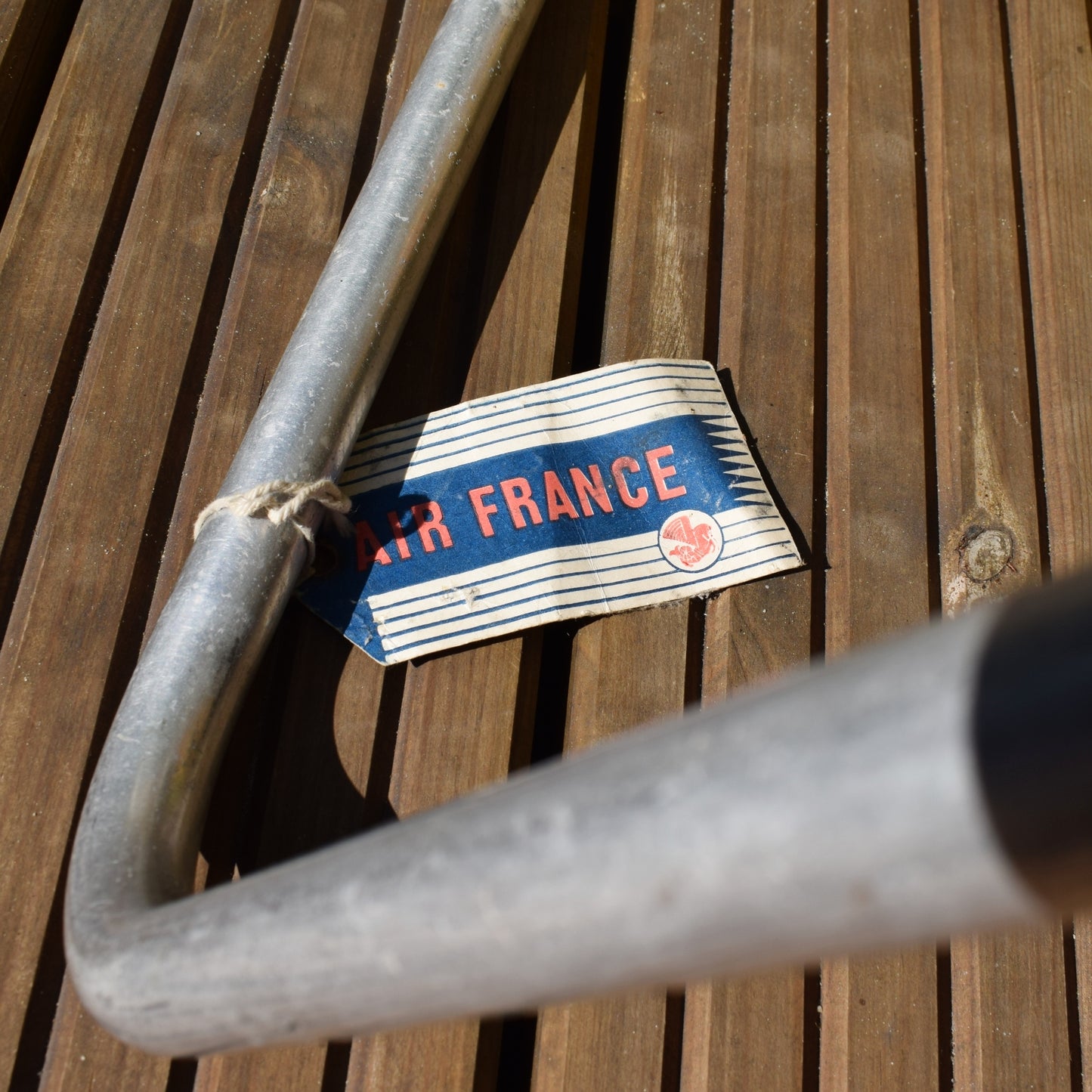 Vintage 1960s Folding Garden Chair -Green, Red, Yellow