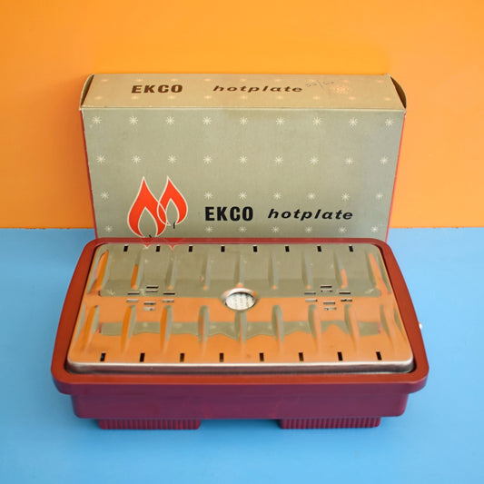 Vintage 1950s Ekco Hotplate- Boxed Unused