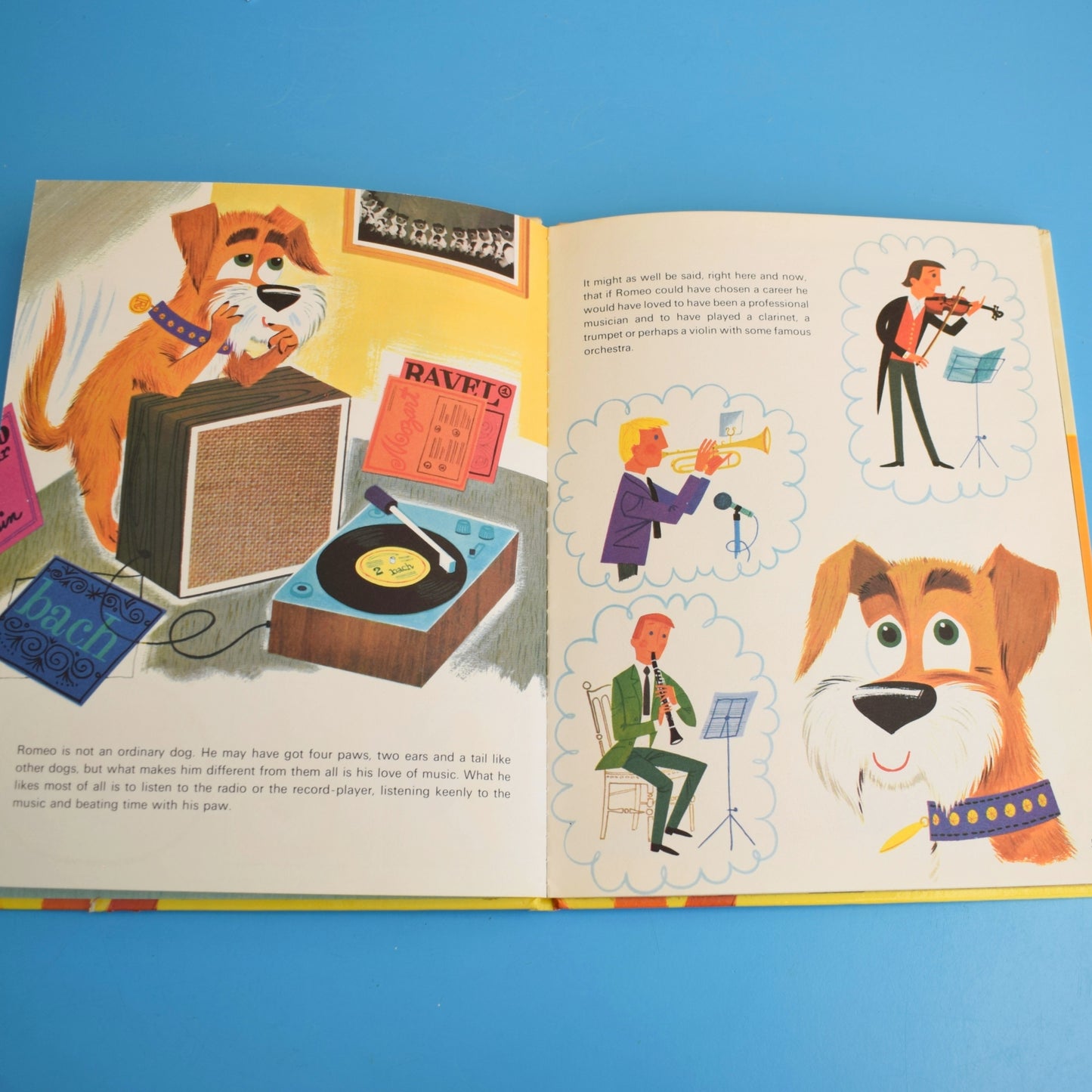 Vintage 1960s Gorgeous Book- Alain Gree - Romeo Becomes A Musician