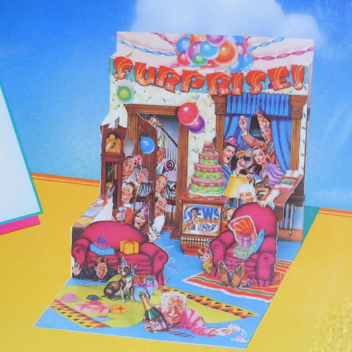 Vintage 1990s Greeting Cards - Pop Shots - Happy Birthday - Kitsch by Pineapple retro
