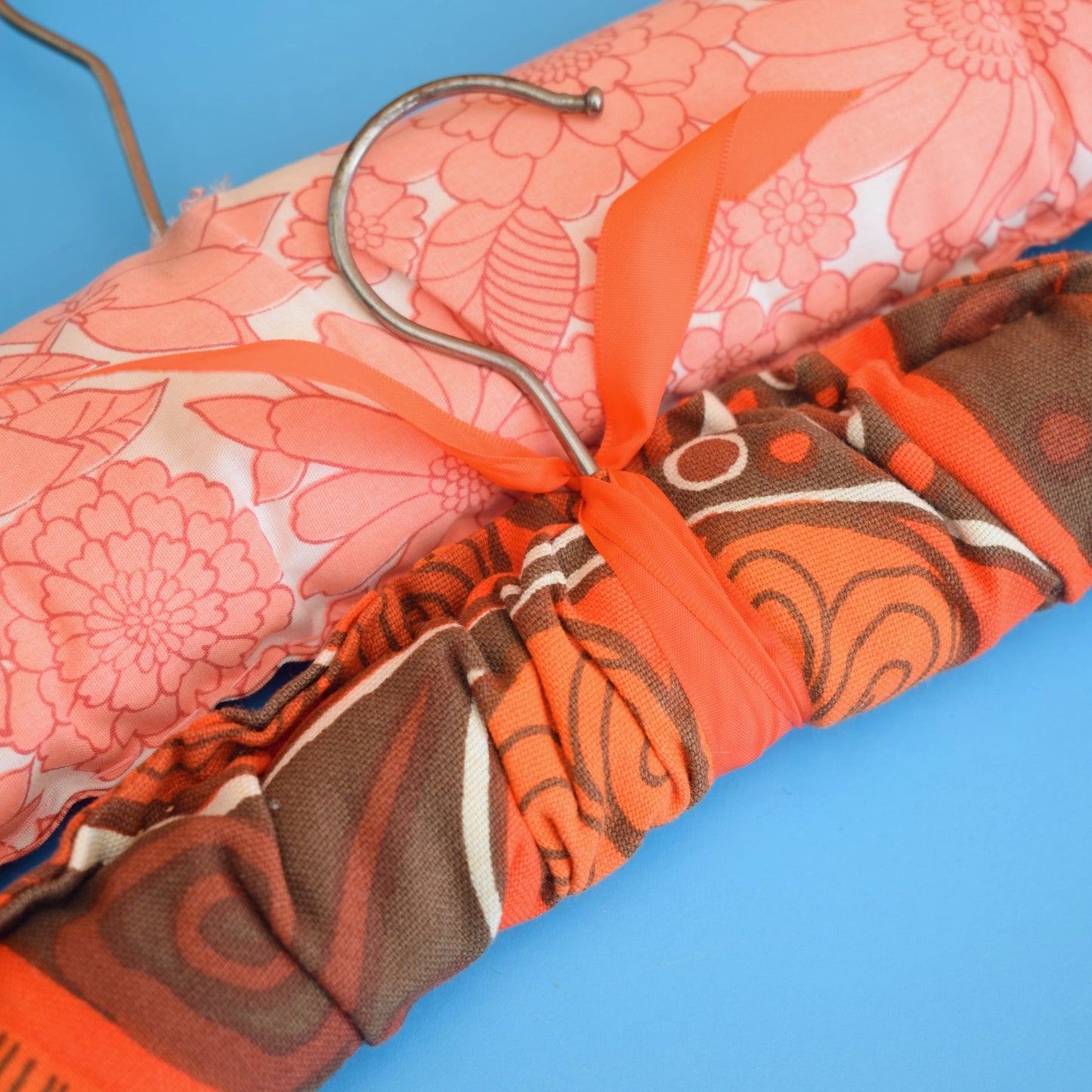 Vintage 1950s Padded Clothes Hangers - x10