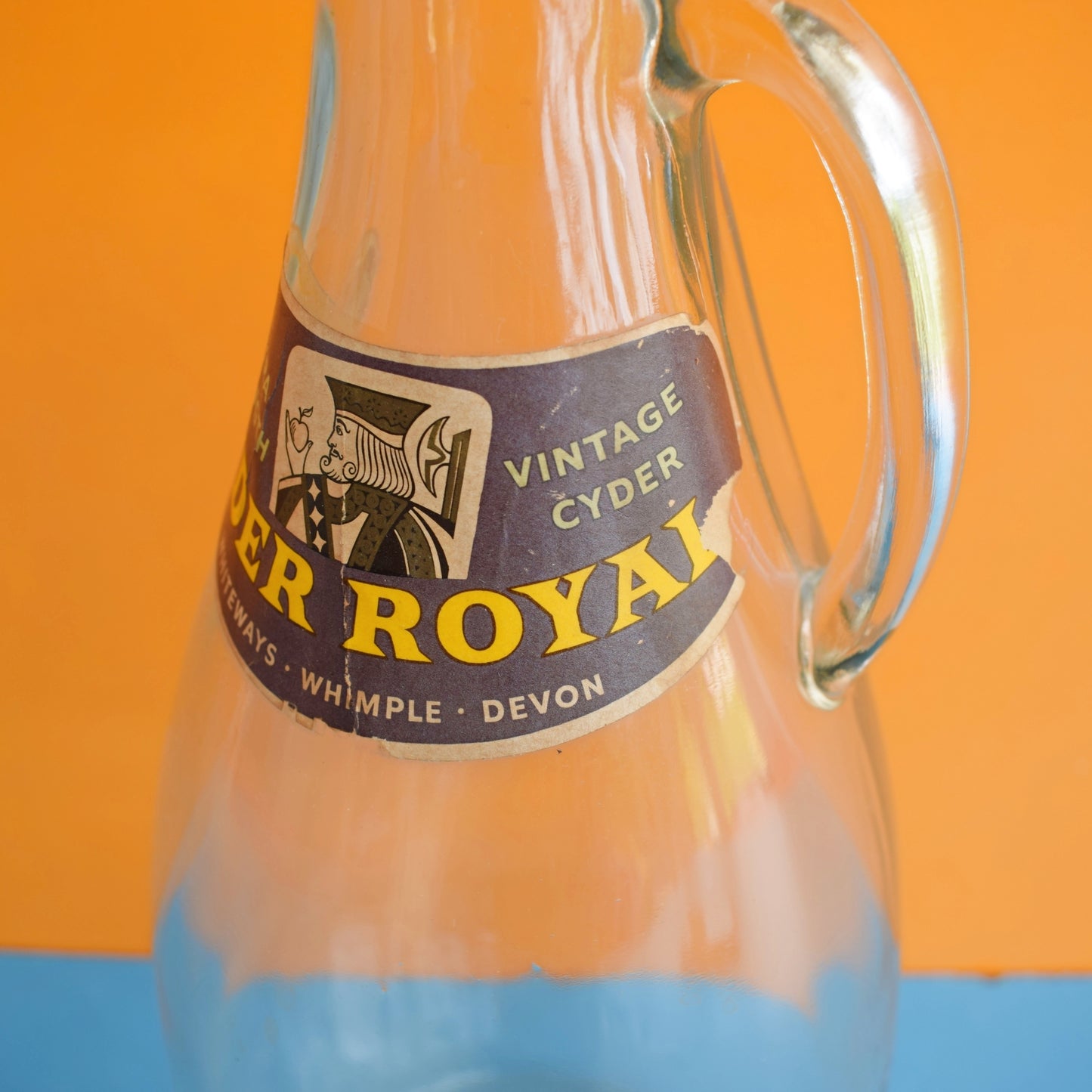 Vintage 1960s Large Cyder Royal Bottle- Devon - Cider