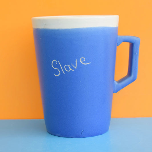 Vintage 1960s Devon Blue Mug - Slave