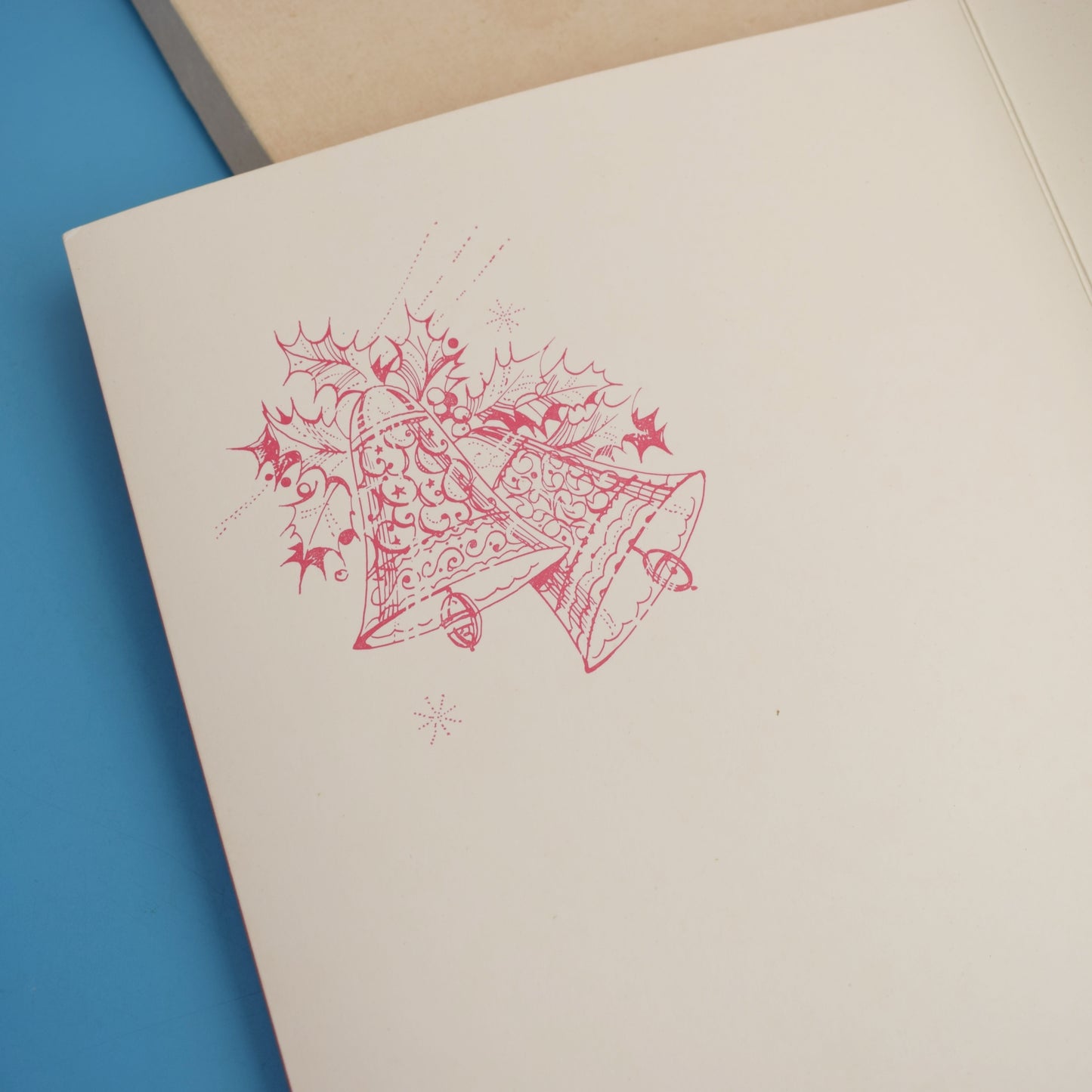 Vintage 1970s Unused Kitsch Christmas Card - Padded