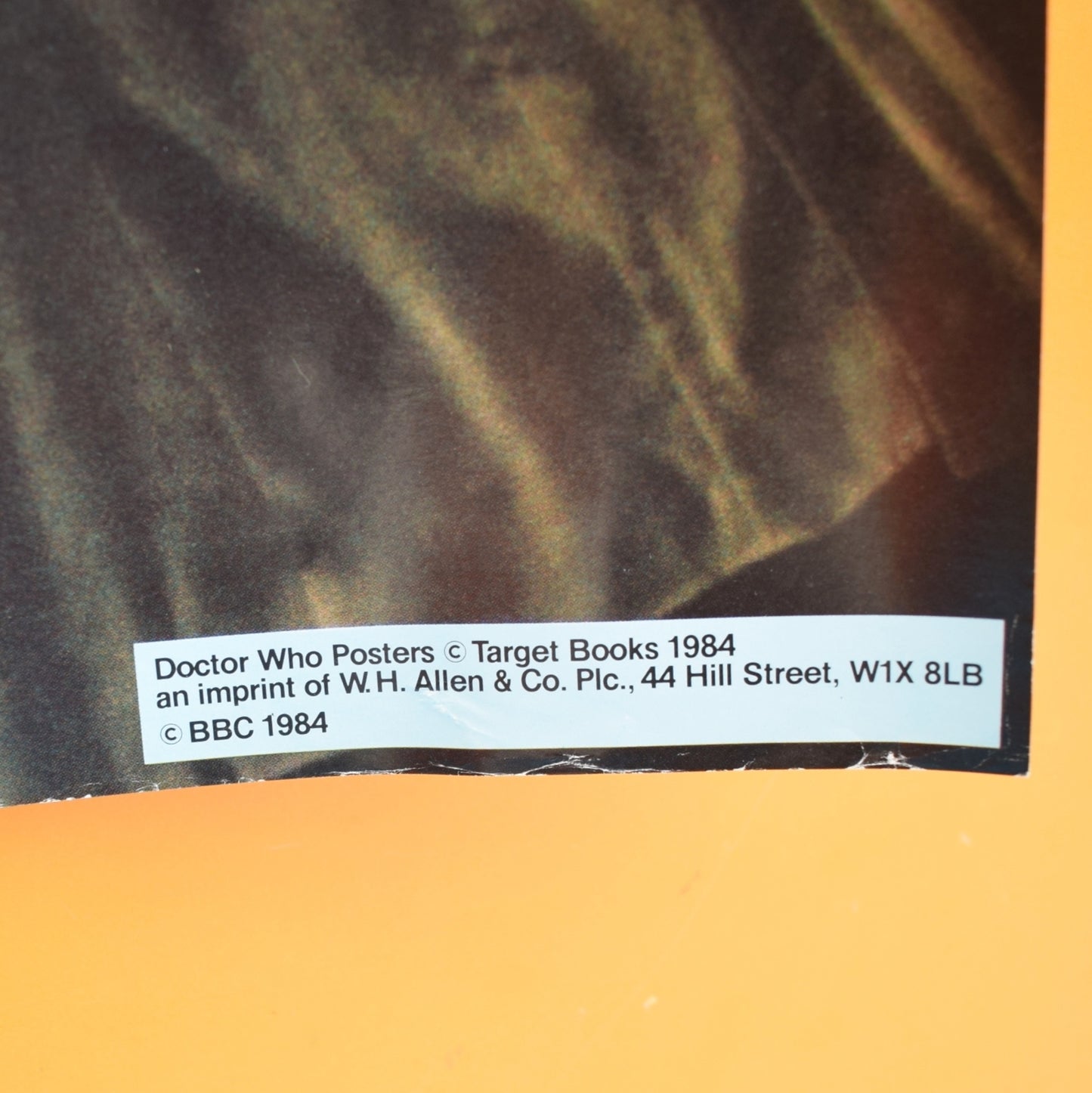 Vintage 1980s Doctor Who Target Book Posters - Darlek / Cyber Men