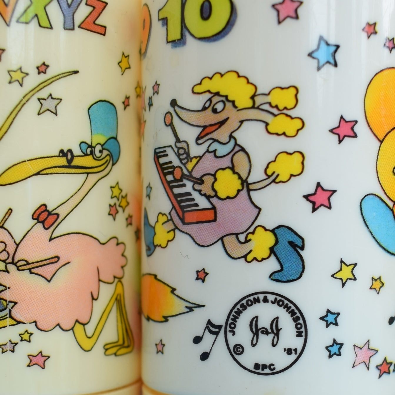 Vintage 1980s Johnson & Johnson Noise Maker Toys