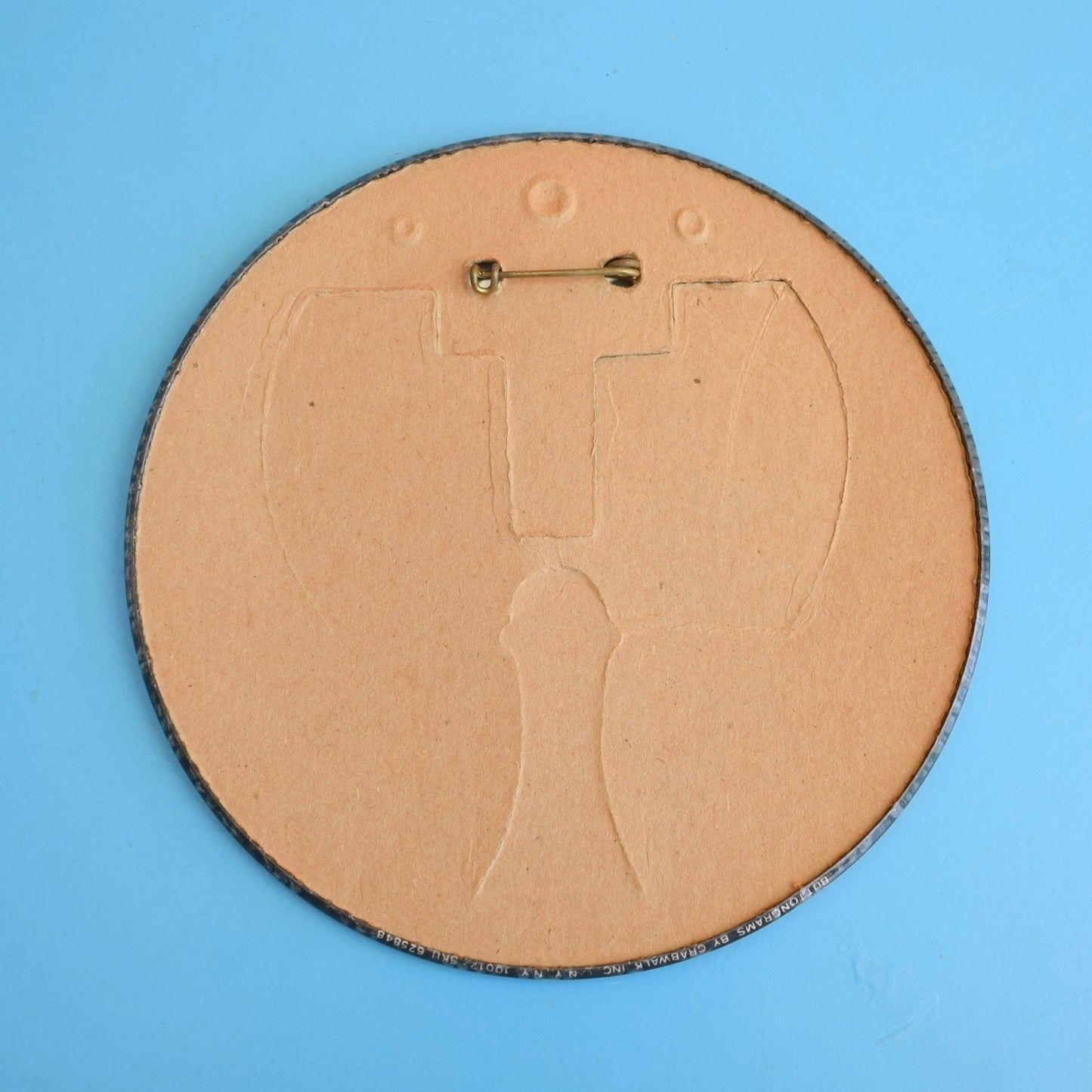 Vintage 1970s Large Metal Badge - Old Fart