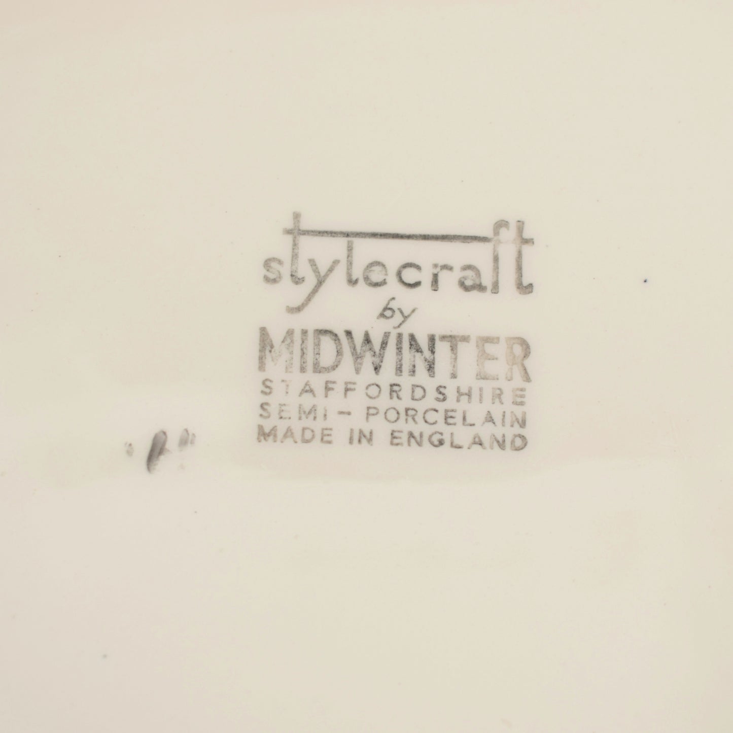 Vintage 1950s Midwinter Spotty Domino Meat/ Serving Plate - Red