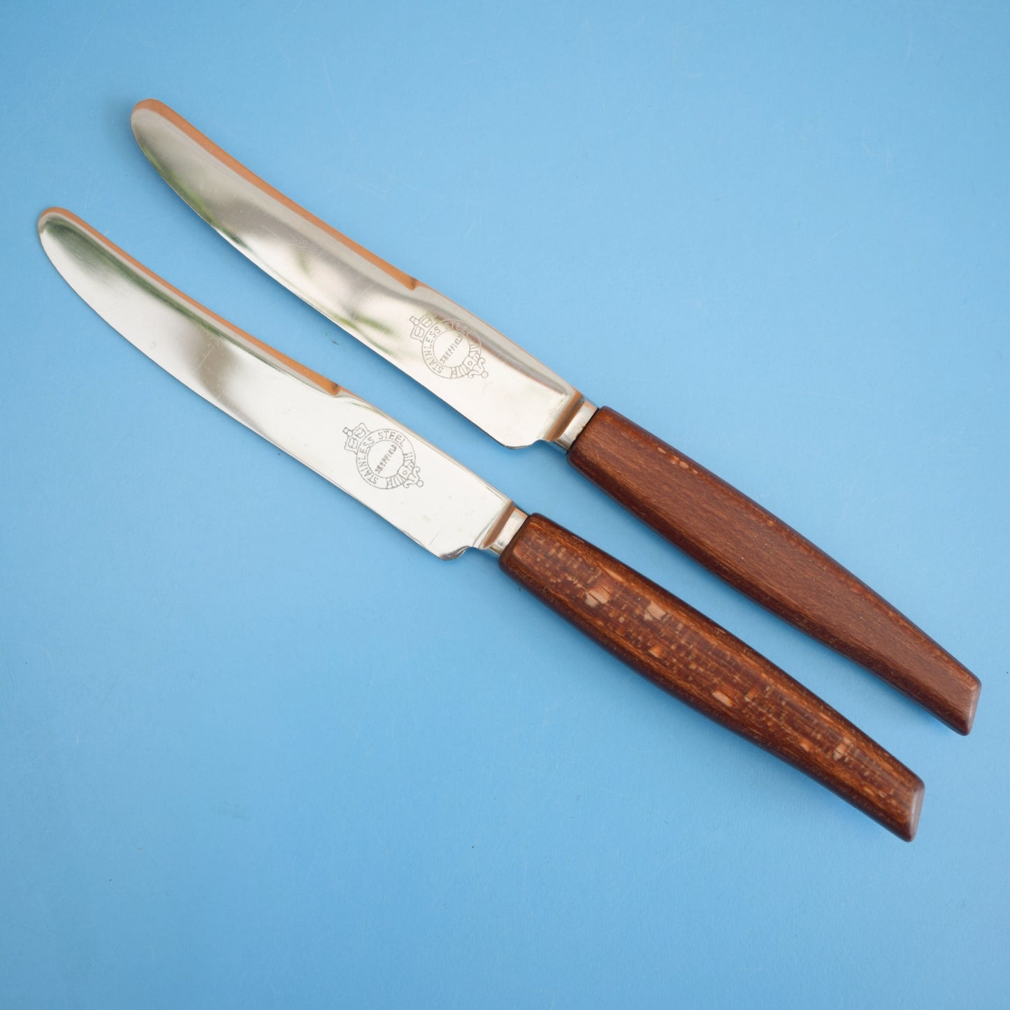 Vintage 1960s Teak Glosswood Tea Knives- Boxed