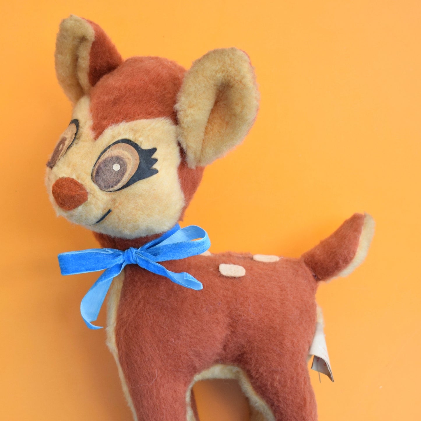 Vintage 1960s Fluffy Bambi - Kitsch - Disney Official Toy