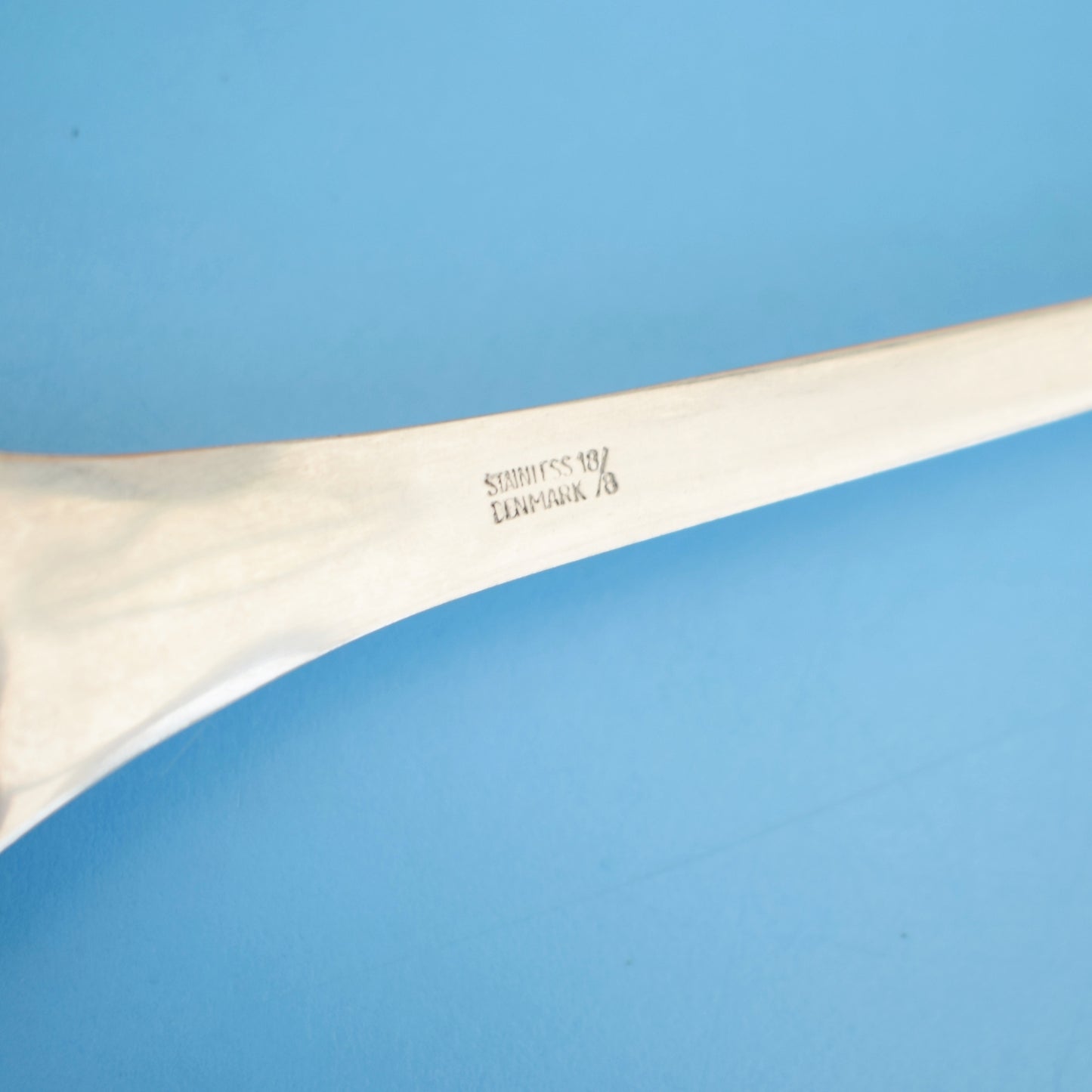 Vintage 1960s Stainless Steel Salad Bowl & Salad Servers - Stelton Denmark