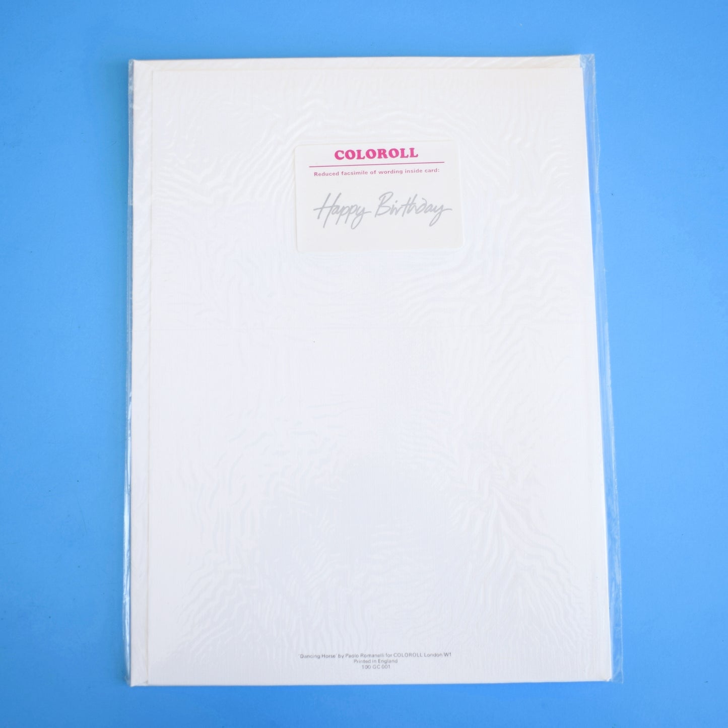 Vintage 1970s Large Greeting Card - by Romanelli - Dancing Horse