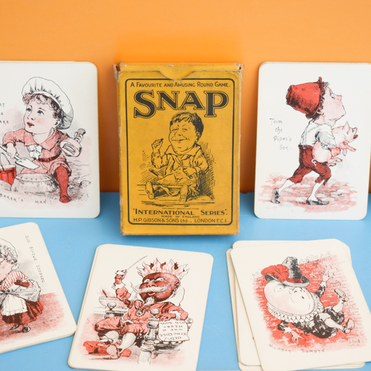 Vintage 1940s Card Game - Snap Nursery Rhymes