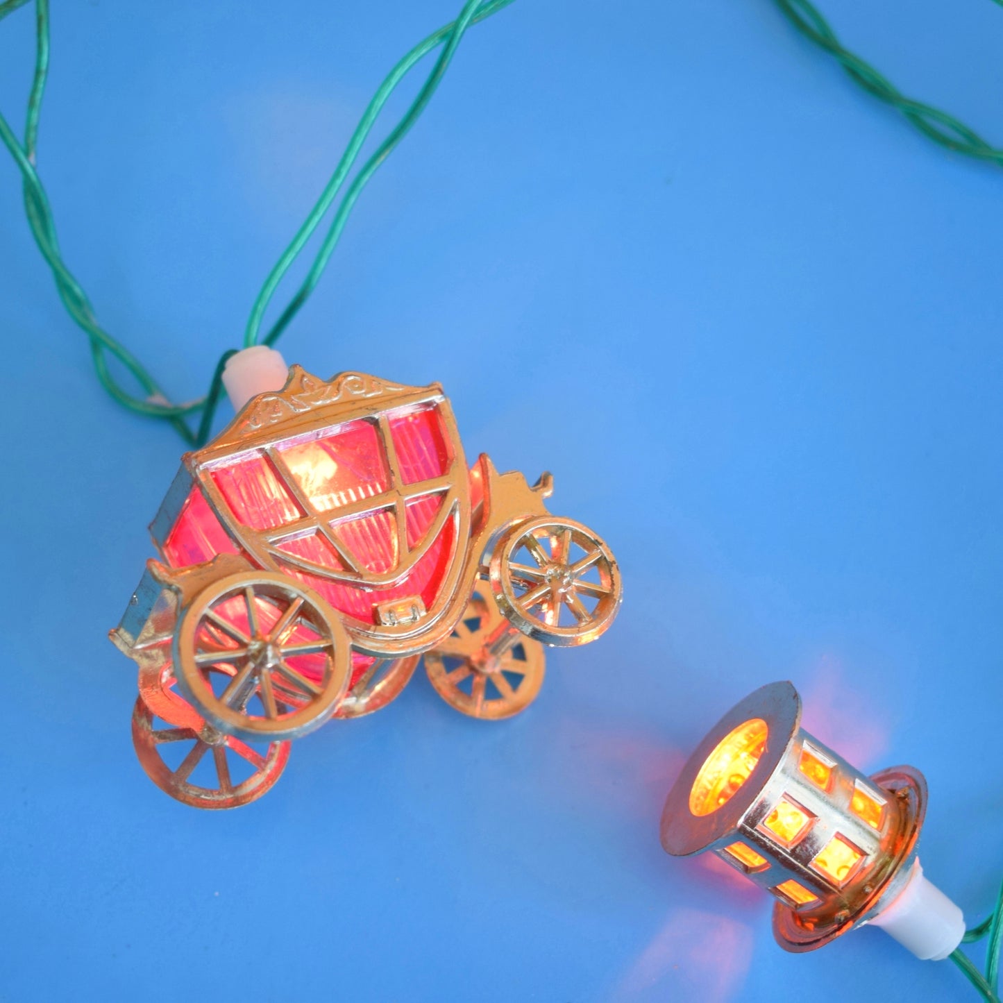 Vintage 1970s Special String Lights - Cinderella Carriages By Pifco