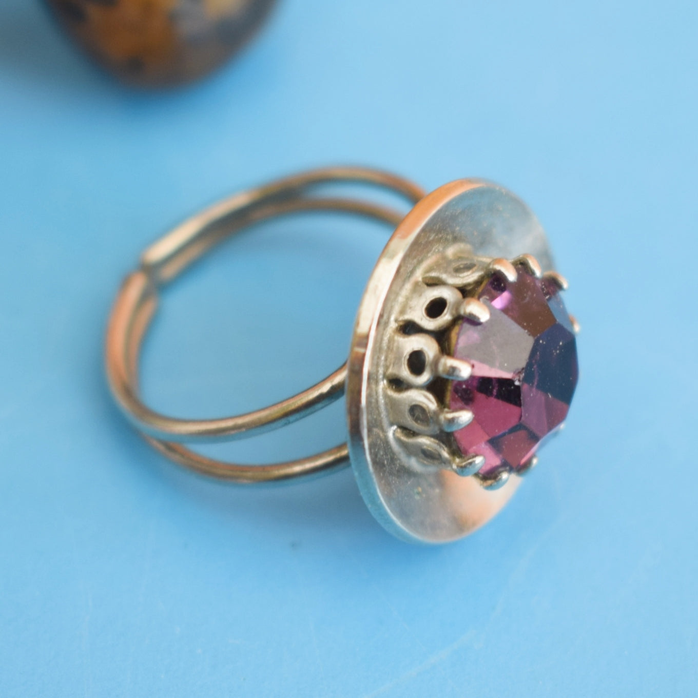 Vintage 1970s Steel / Glass Necklaces