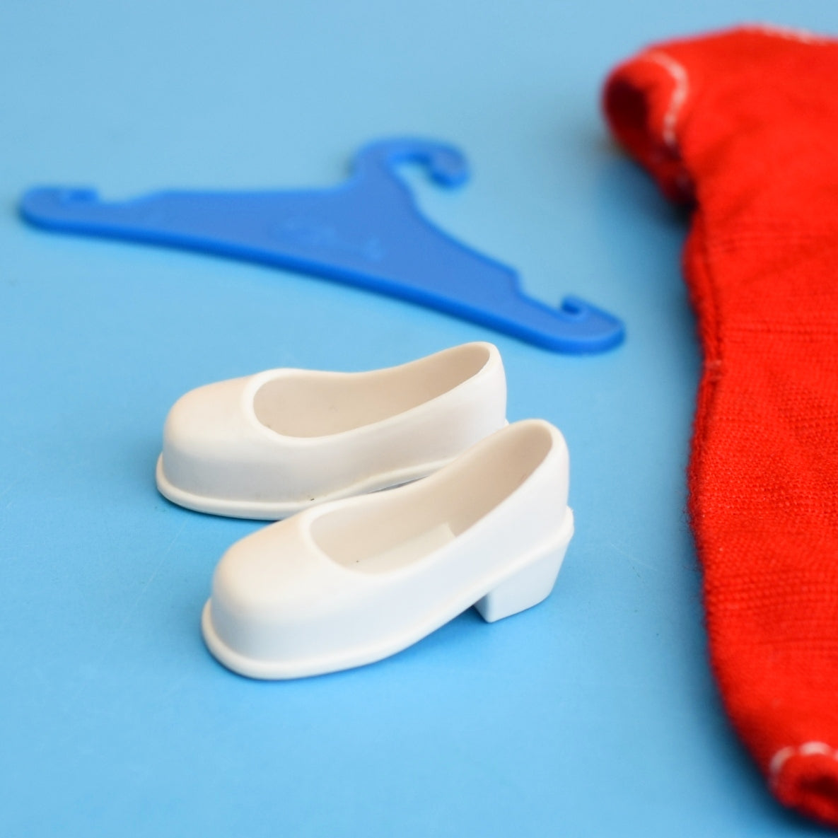 Vintage 1970s Sindy Separates - Red Shift Dress