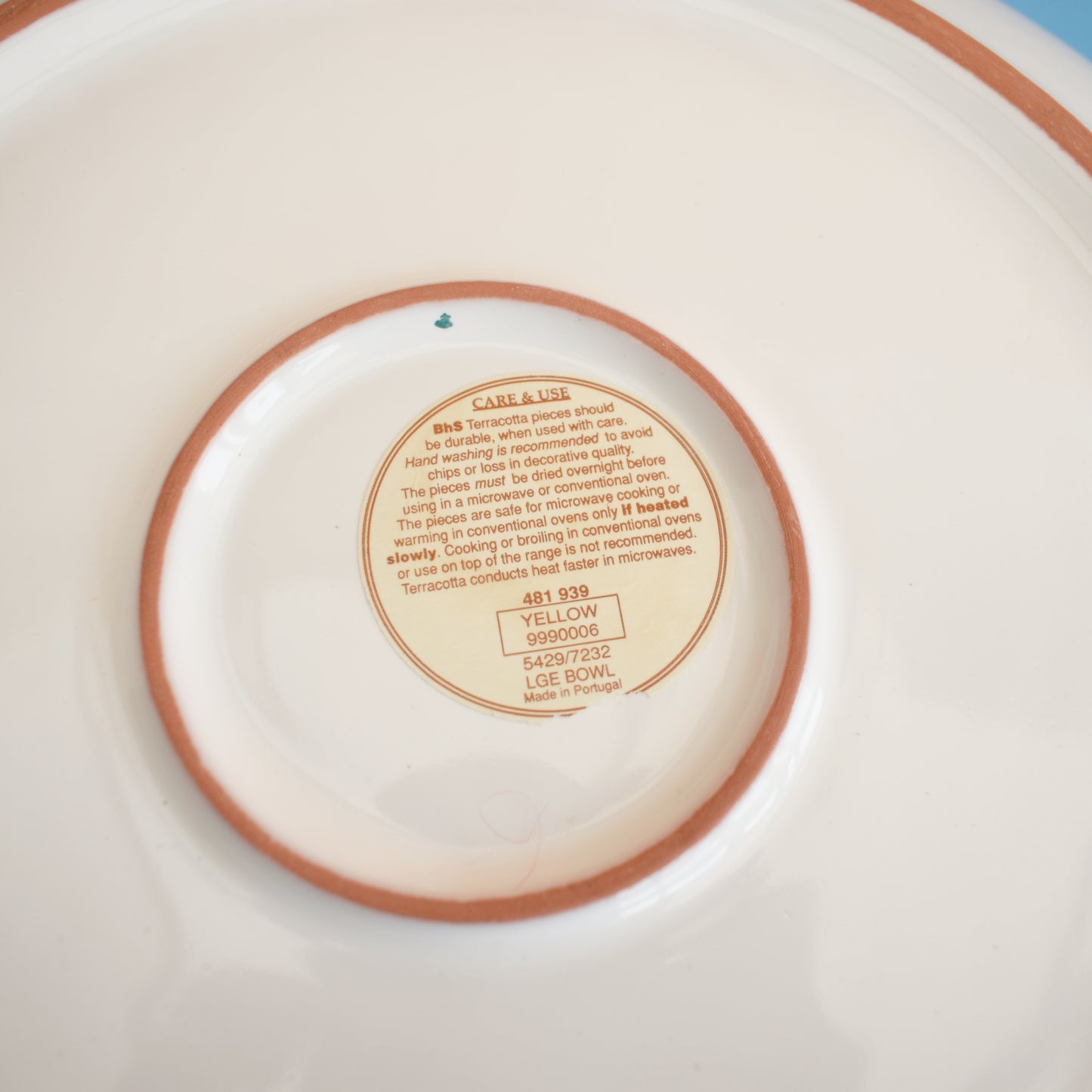 Vintage 1990s Large Ceramic Sunflower Bowl - BHS