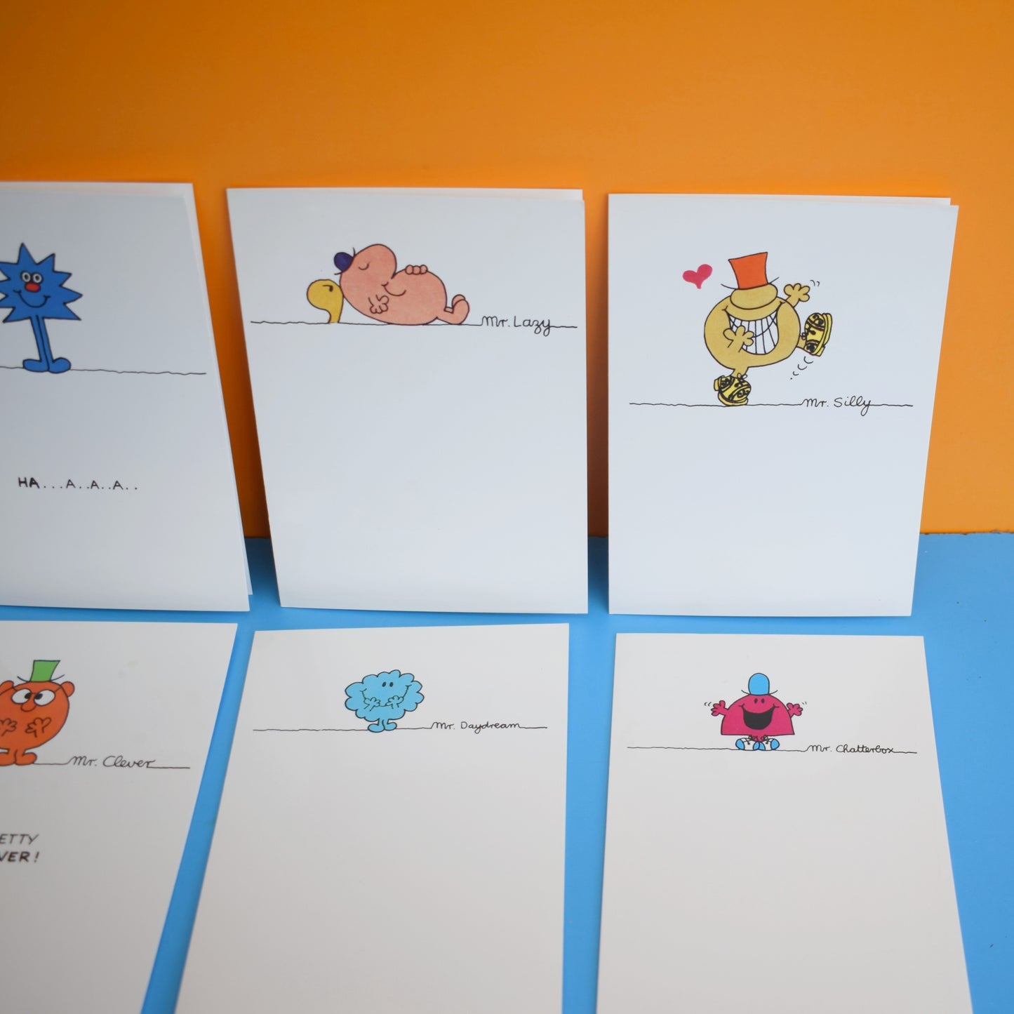 Vintage 1980s Mixed Greeting Cards- Mr Men - x10