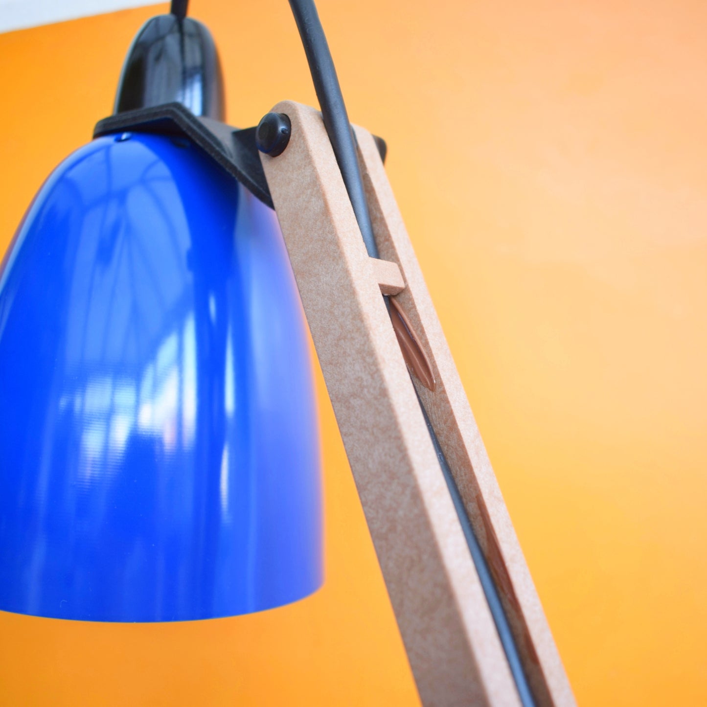 Vintage 1970s Mac Lamp - Desk Lamps - Habitat- Blue - Rare Boxed Pair by Vintage