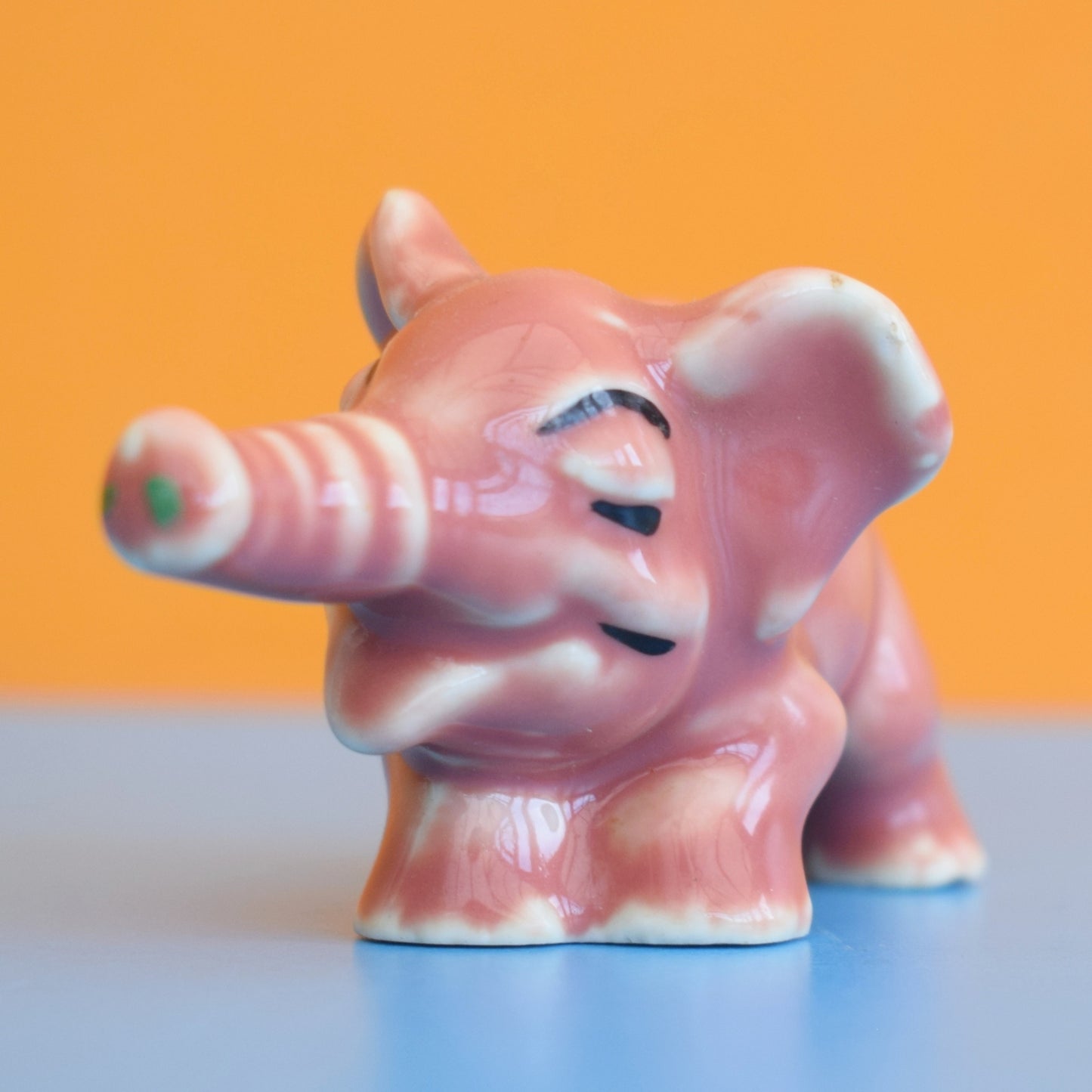 Vintage 1960s Wade Figure - Pink Elephant - 'Oh My Head'