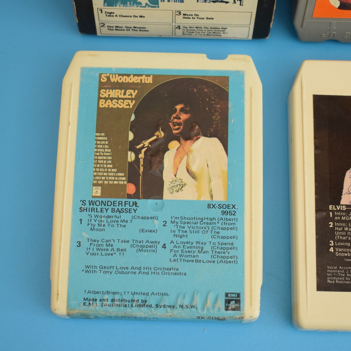 Vintage 1970s 8 Track Stereo Music Cartridges- Various