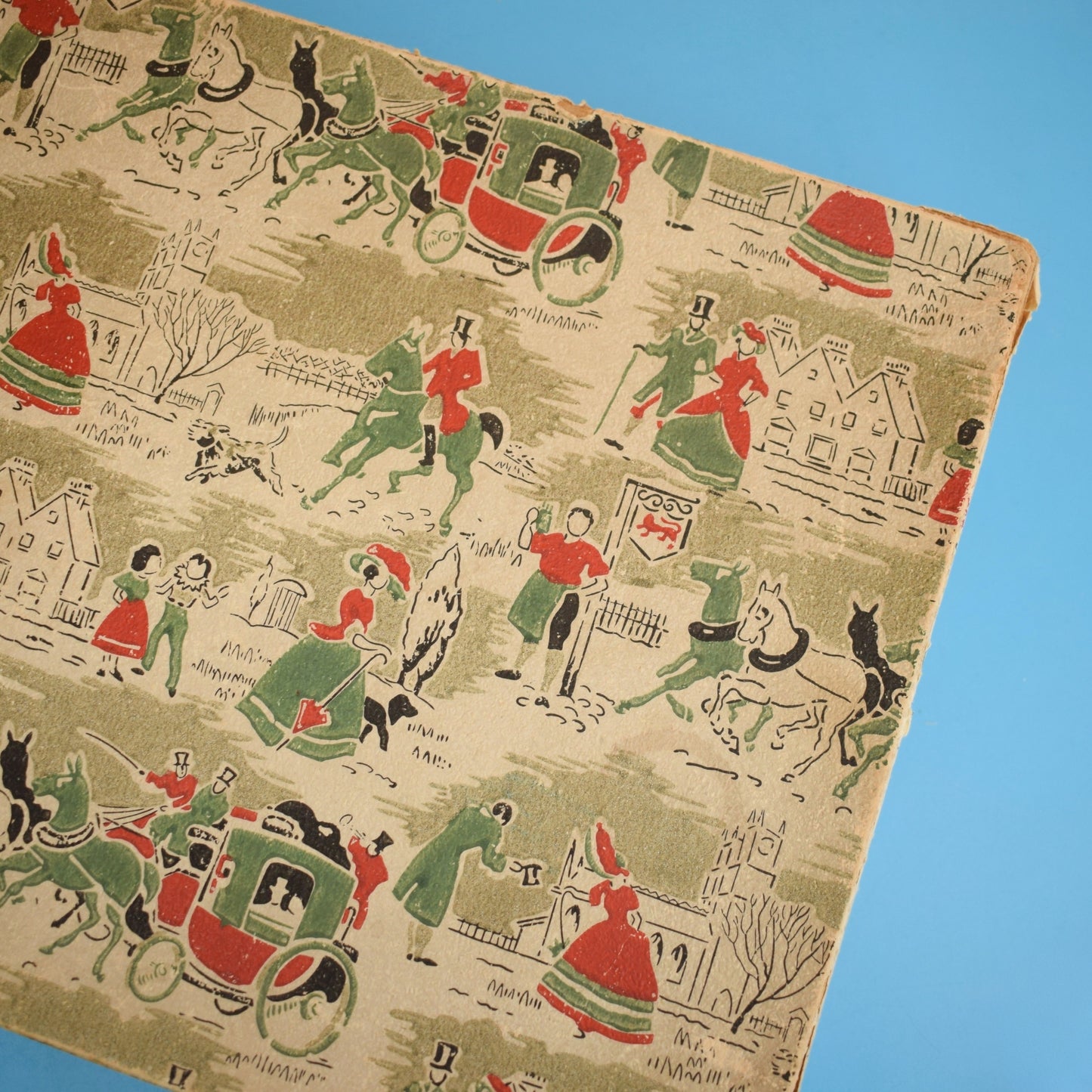 Vintage 1950s Large Gift Box- Christmas - Storage by Pineapple Retro