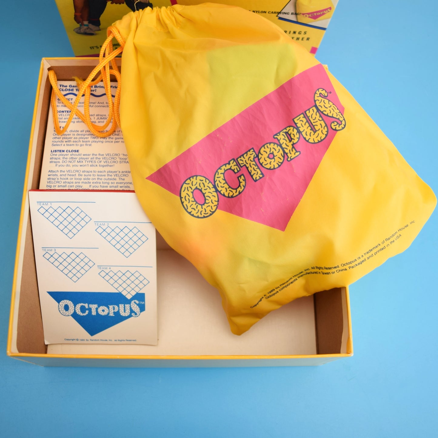 Vintage 1980s Family Team Game - Octopus by Pineapple Retro
